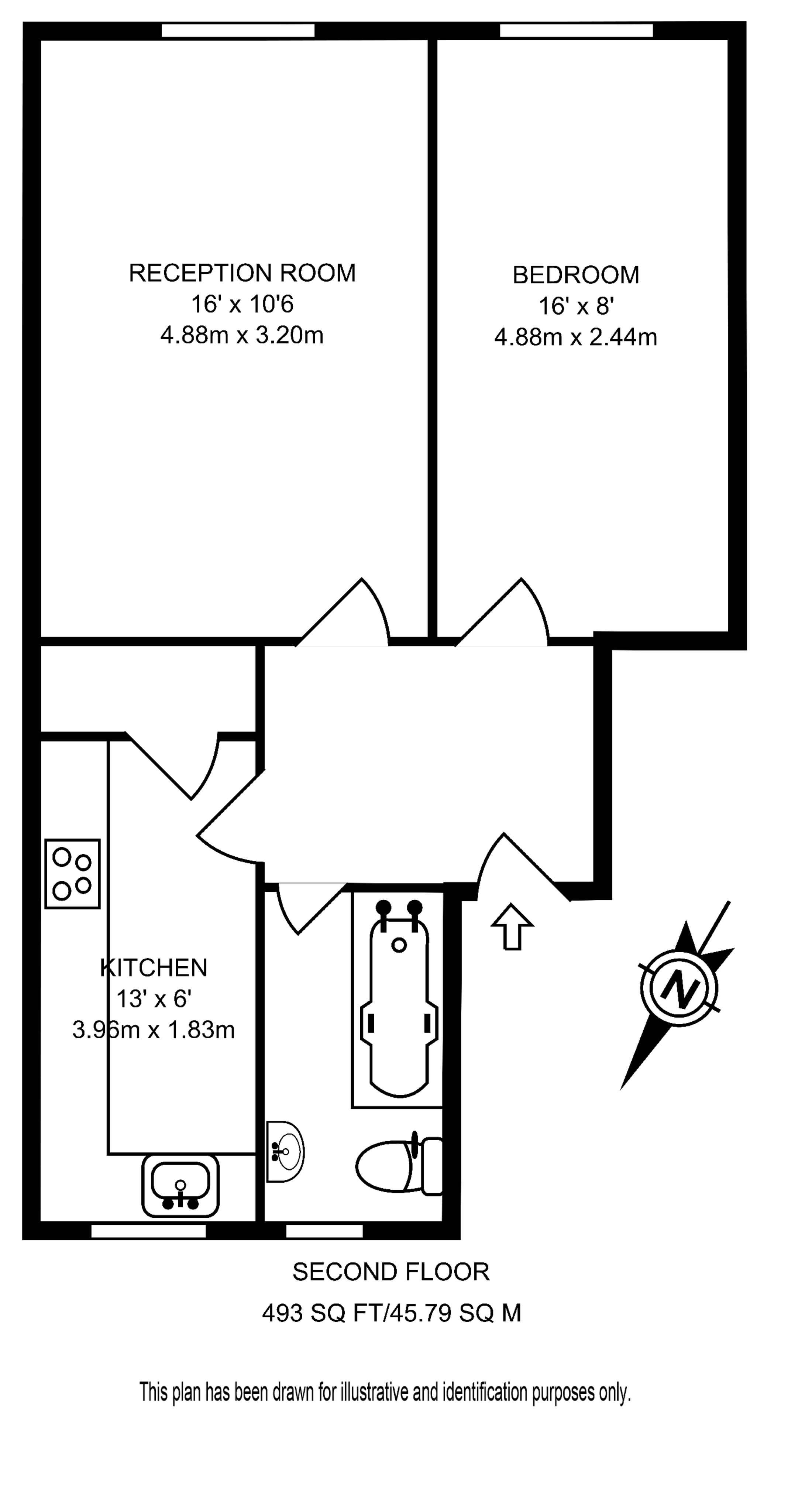 Gloucester Terrace, Bayswater floorplan