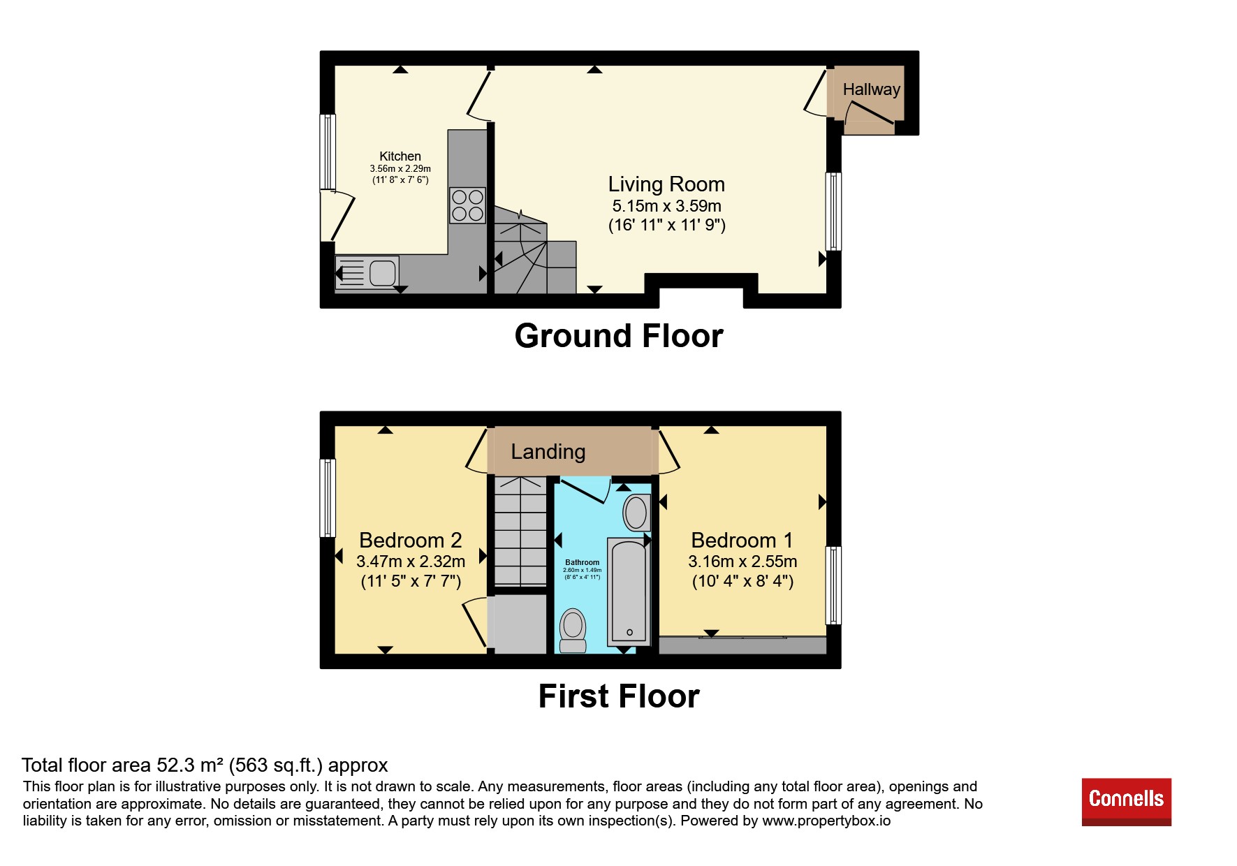 35, Holebay Close, Plymouth floorplan