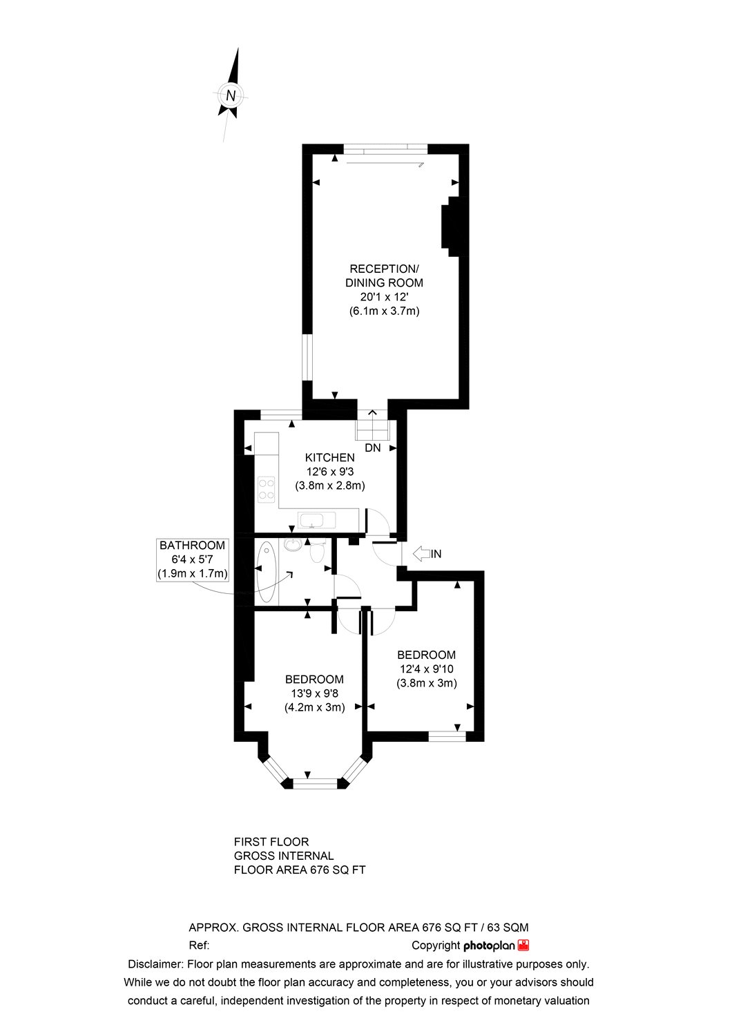 2 Bedrooms Flat to rent in Gondar Gardens, West Hampstead, London NW6