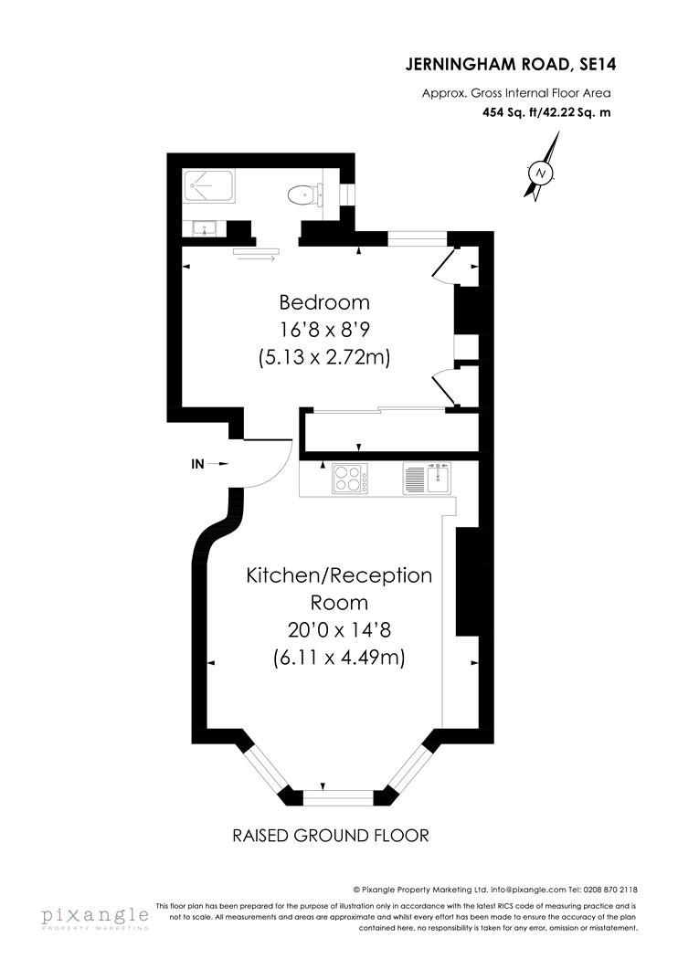 1 Bedrooms Flat for sale in Jerningham Road, London SE14