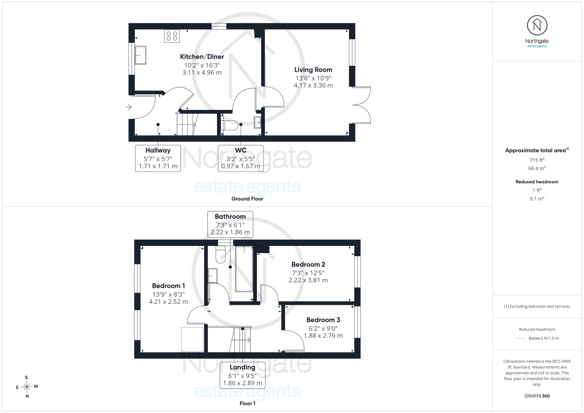 21 Rawlinson Close, Ferryhill floorplan