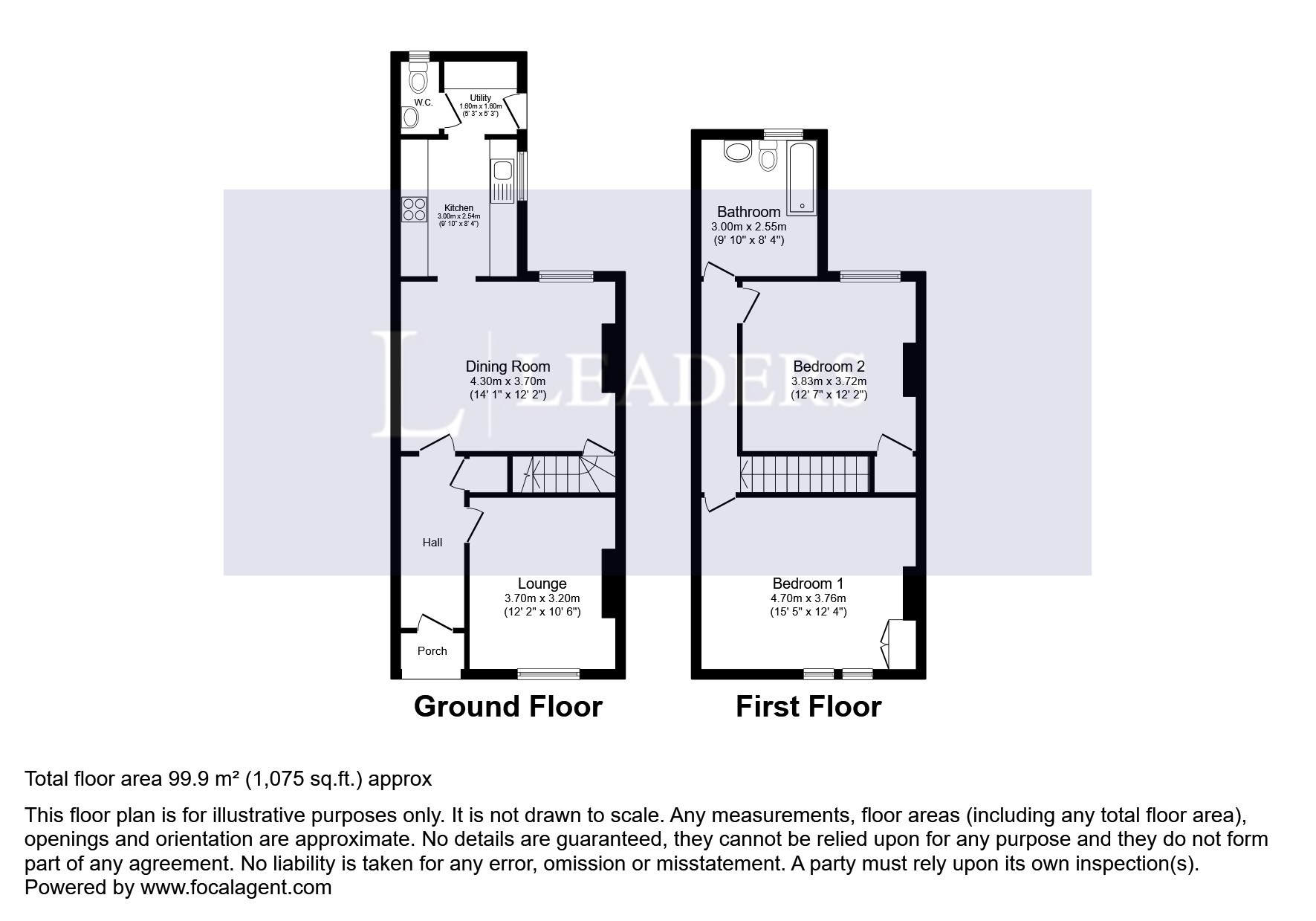 82, Burder Street, Leicestershire floorplan