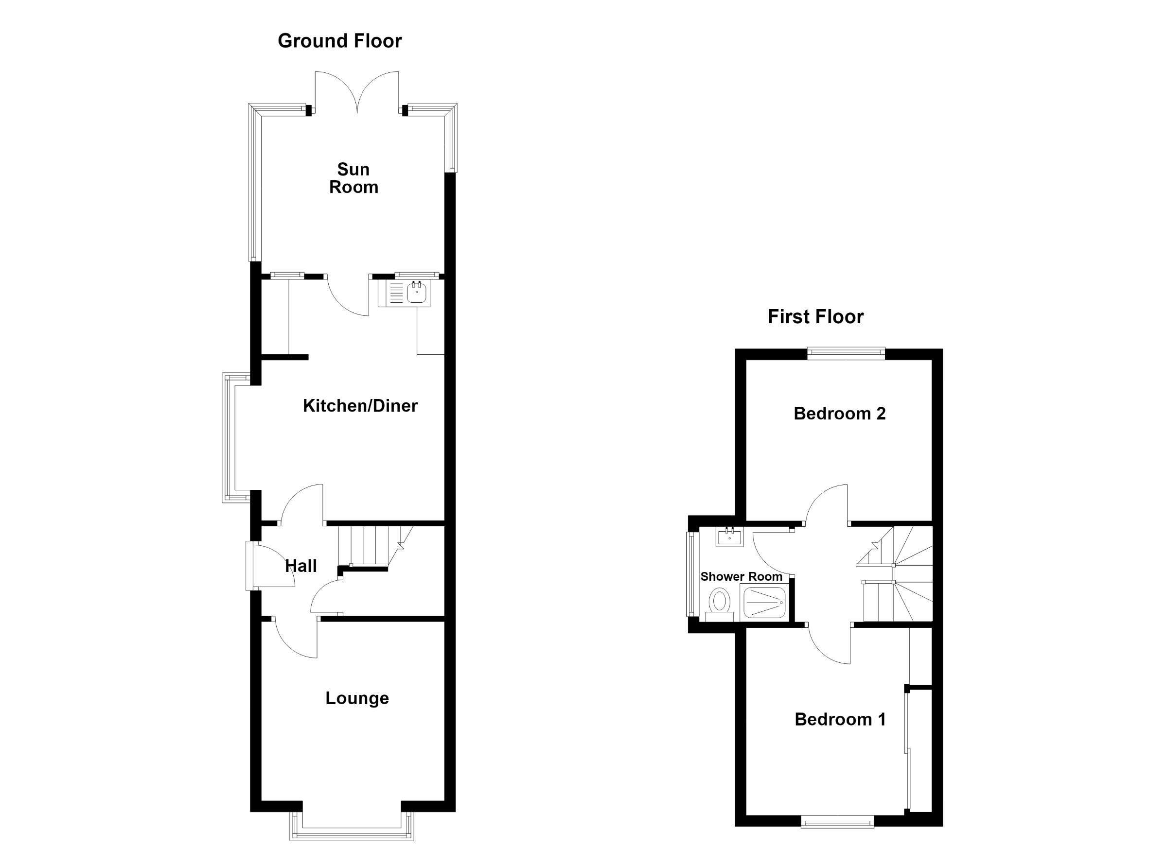 14 Ruskin Drive, Morecambe floorplan