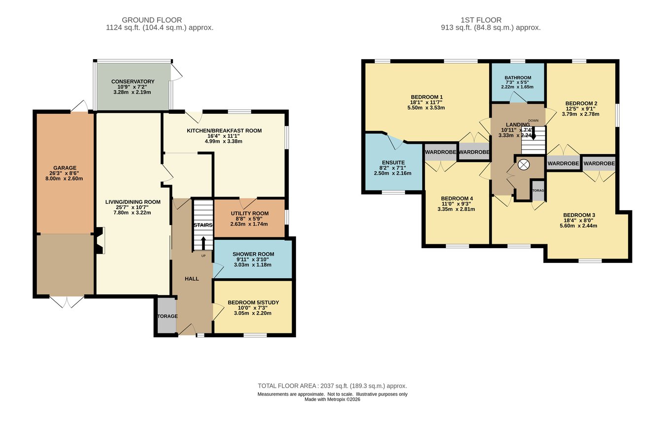 23, Horseshoe Close, Wimborne floorplan