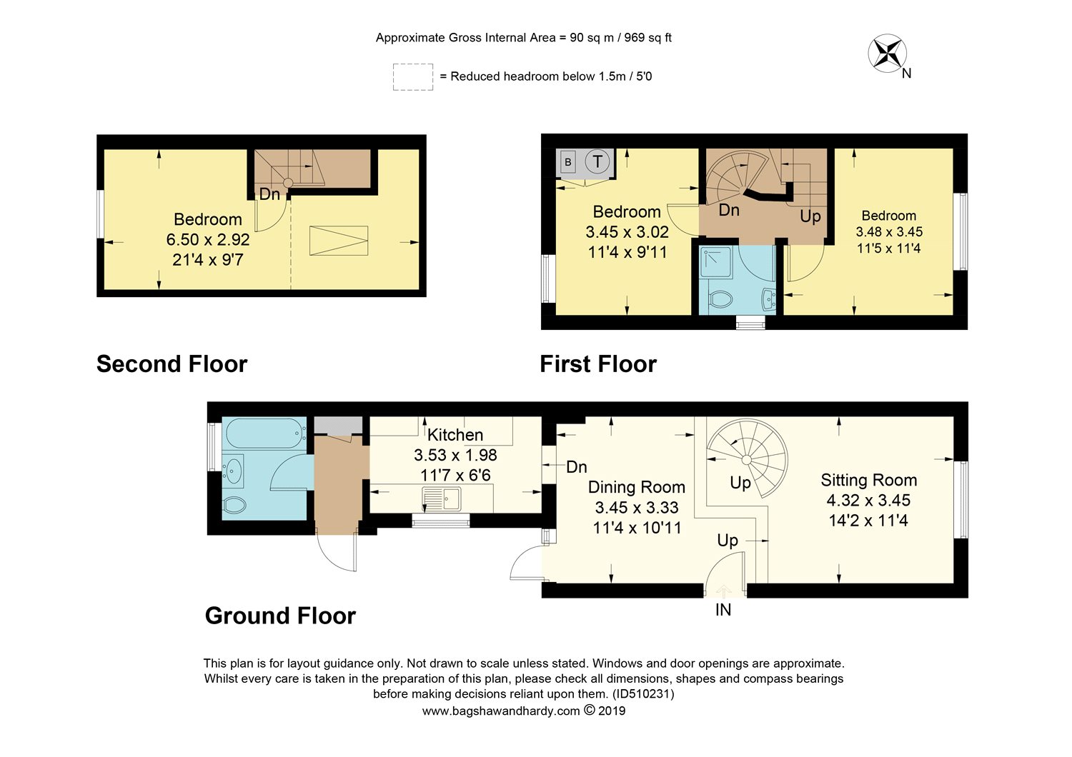 3 Bedrooms Detached house for sale in Charlesfield Road, Horley, Surrey RH6