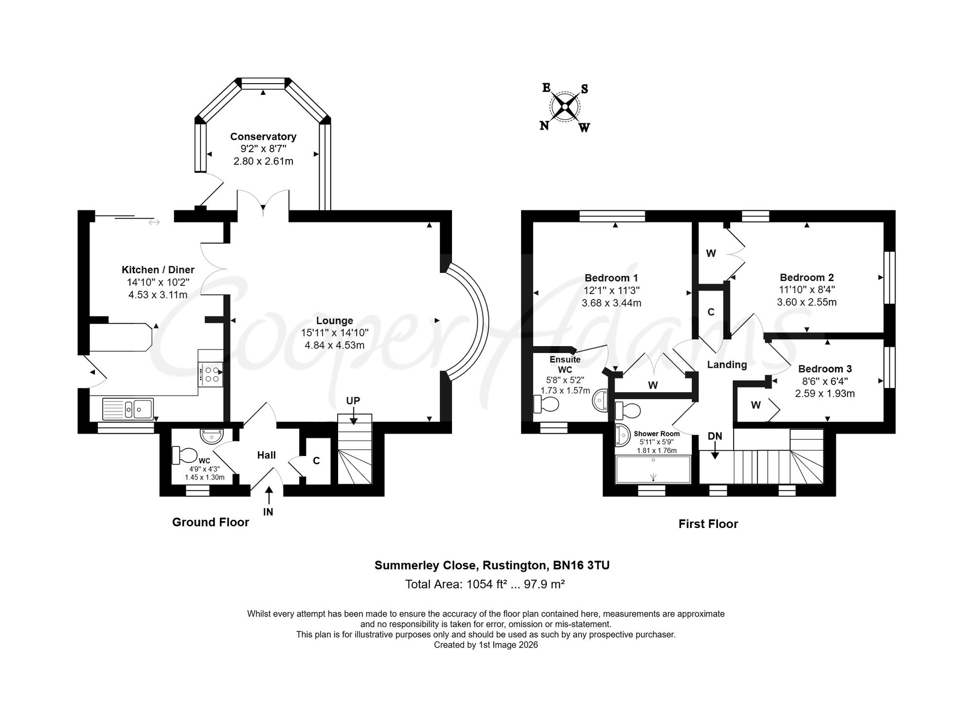 1 Summerley Close, Littlehampton floorplan