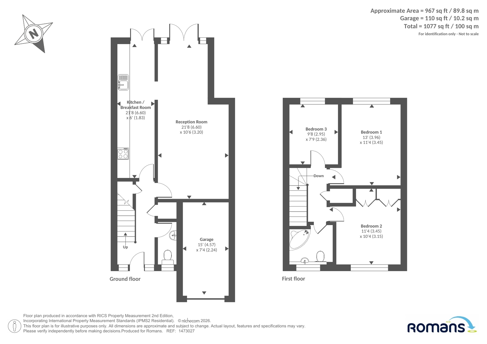 26, Salford Close, Berkshire floorplan