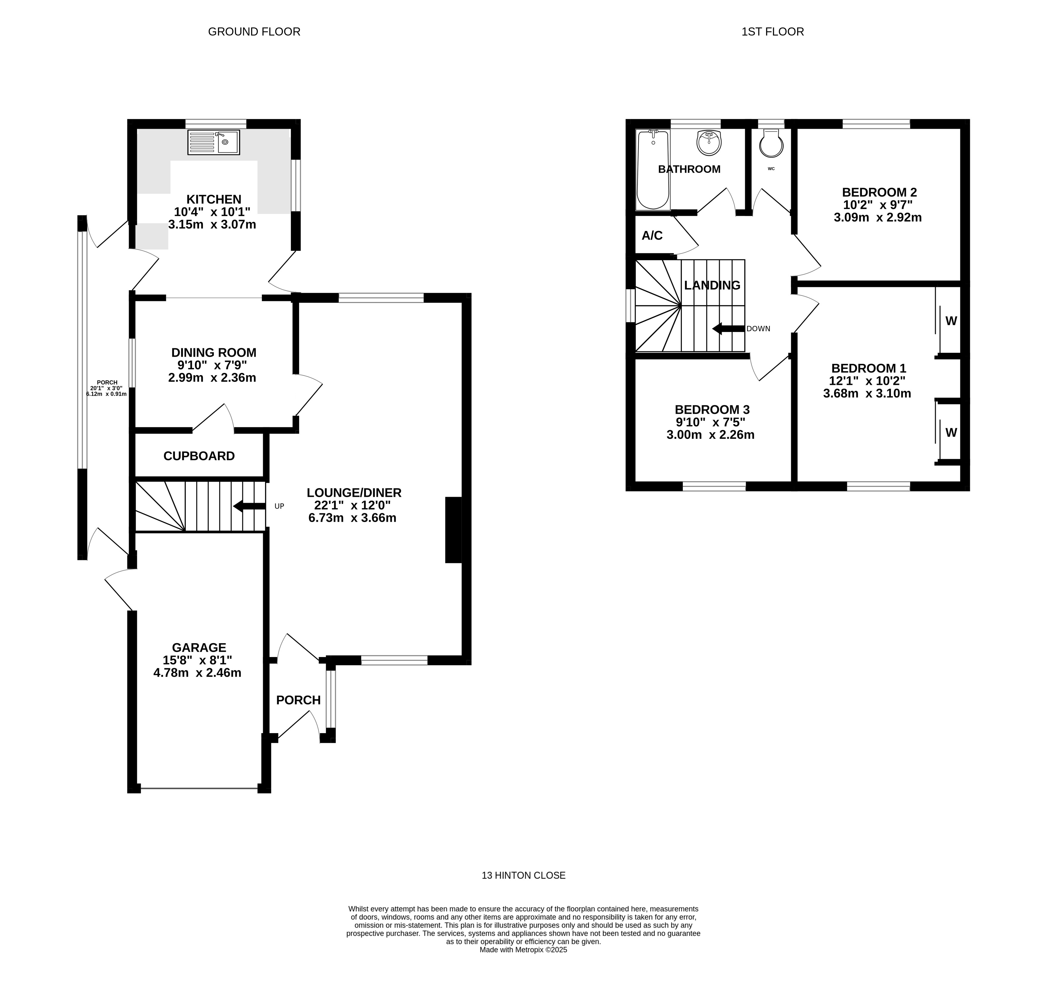 13, Hinton Close, Dorset floorplan