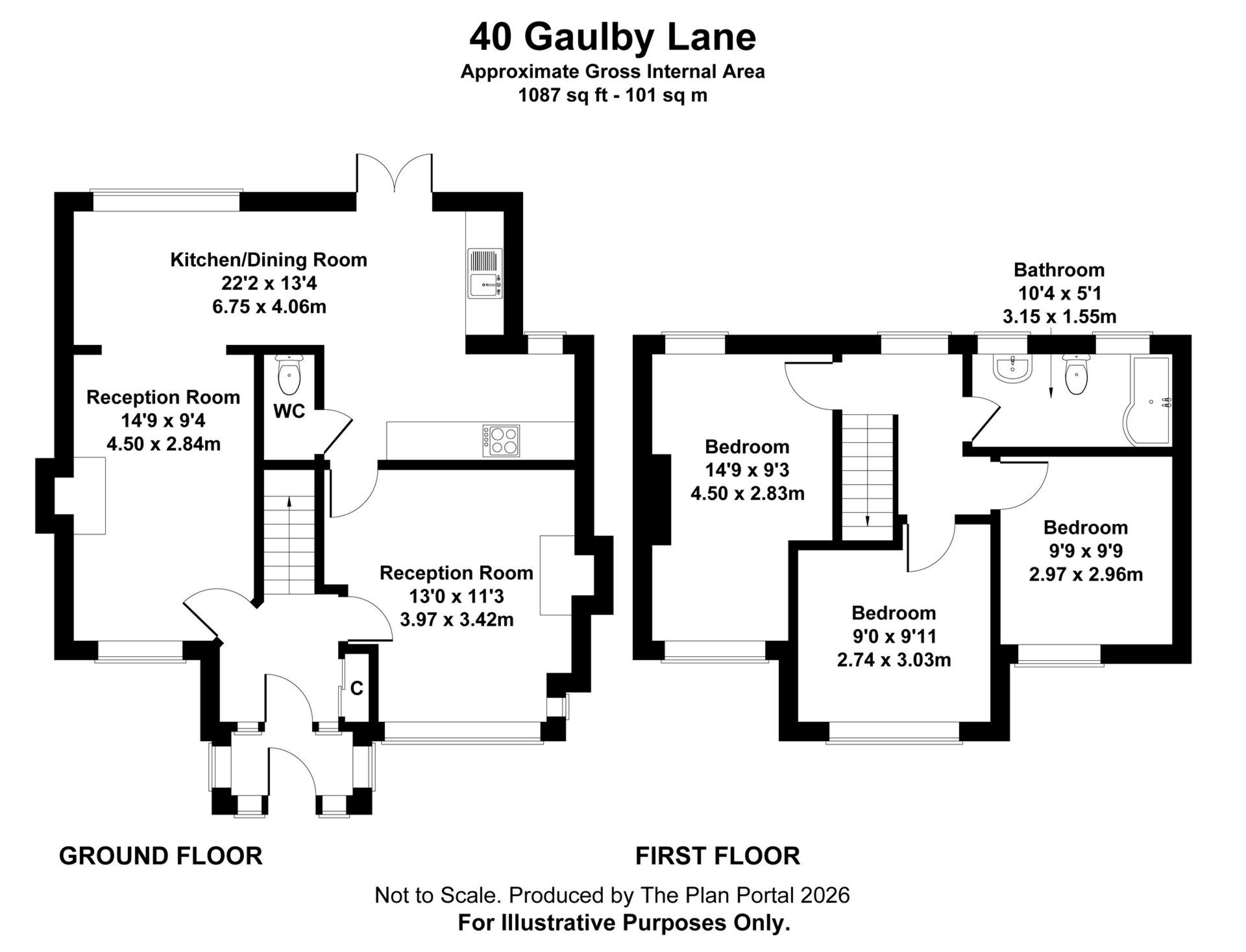40, Gaulby Lane, Leicester floorplan
