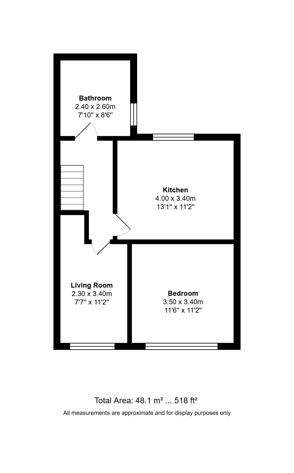13A FLAT Union Street, Southport, Merseyside floorplan