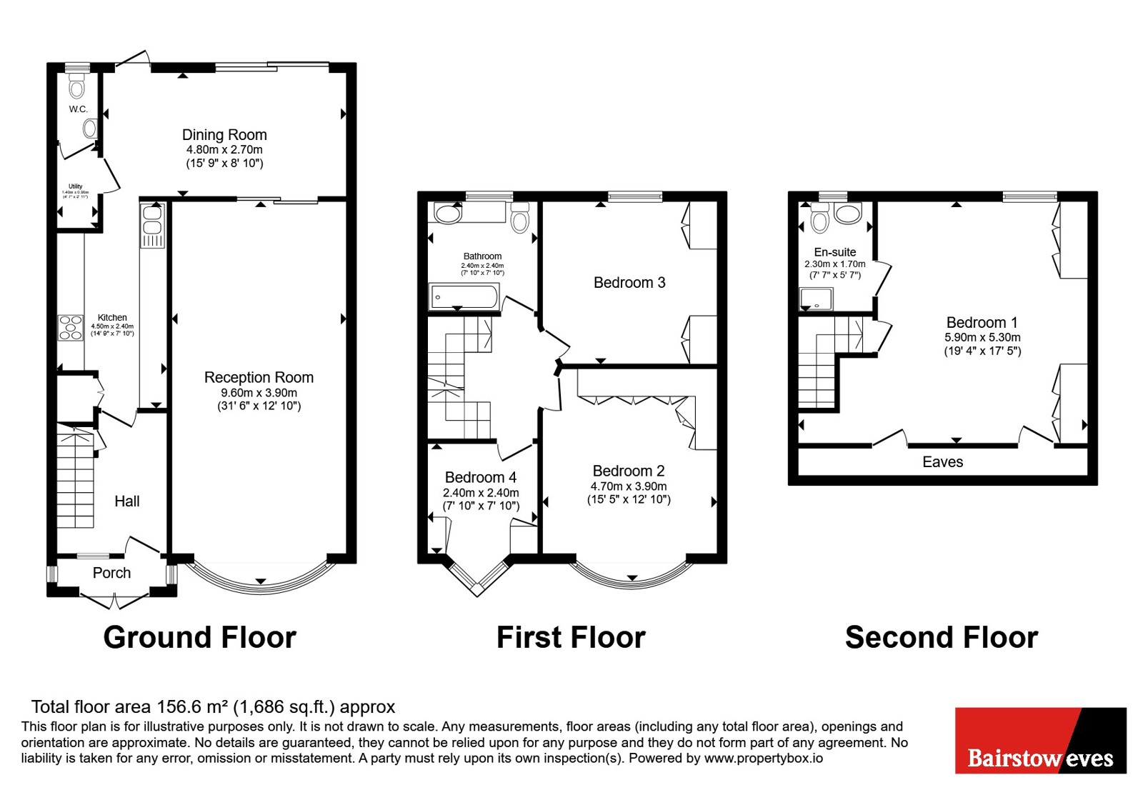 Hamilton Avenue, Ilford floorplan