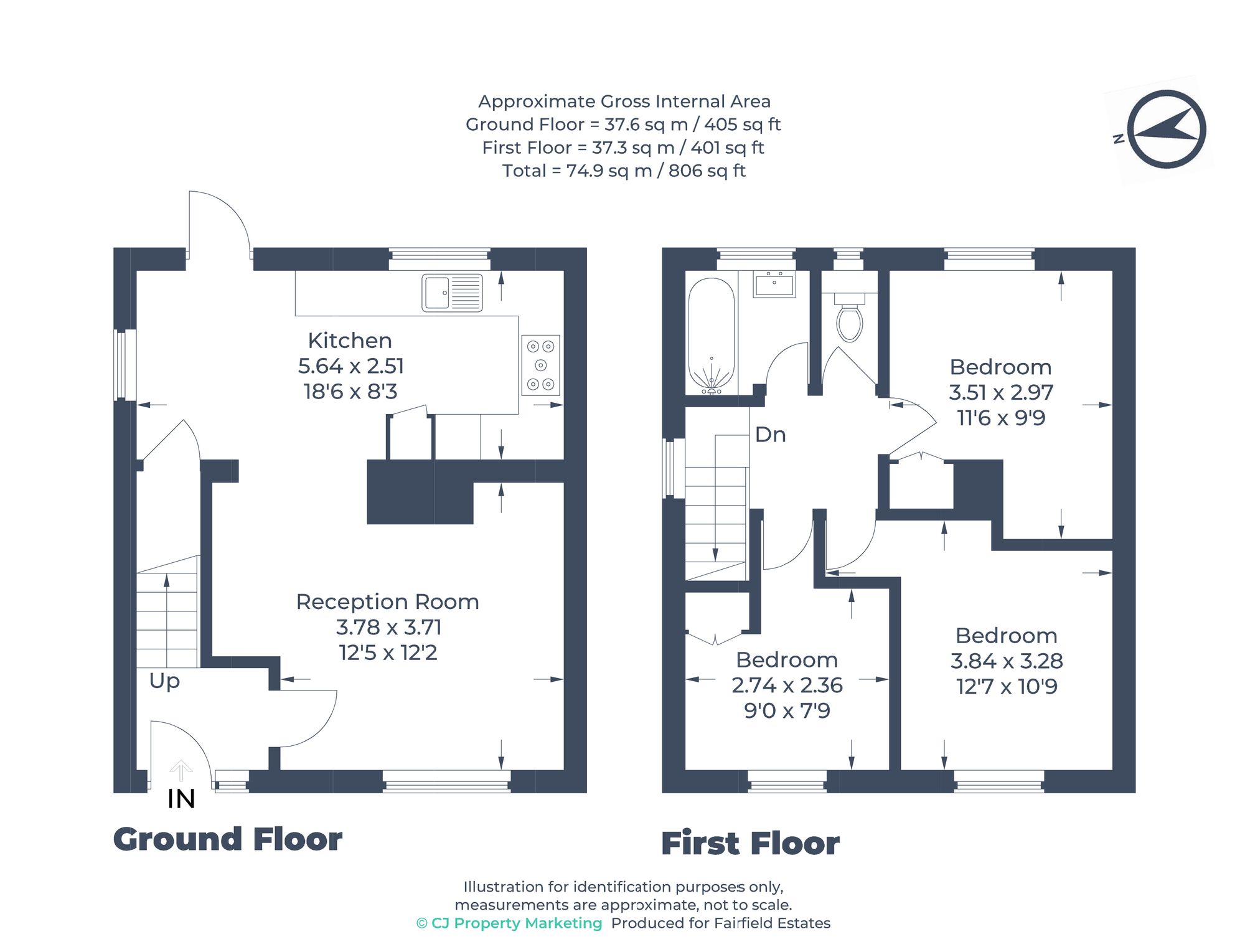 201 Hayling Road, Watford floorplan