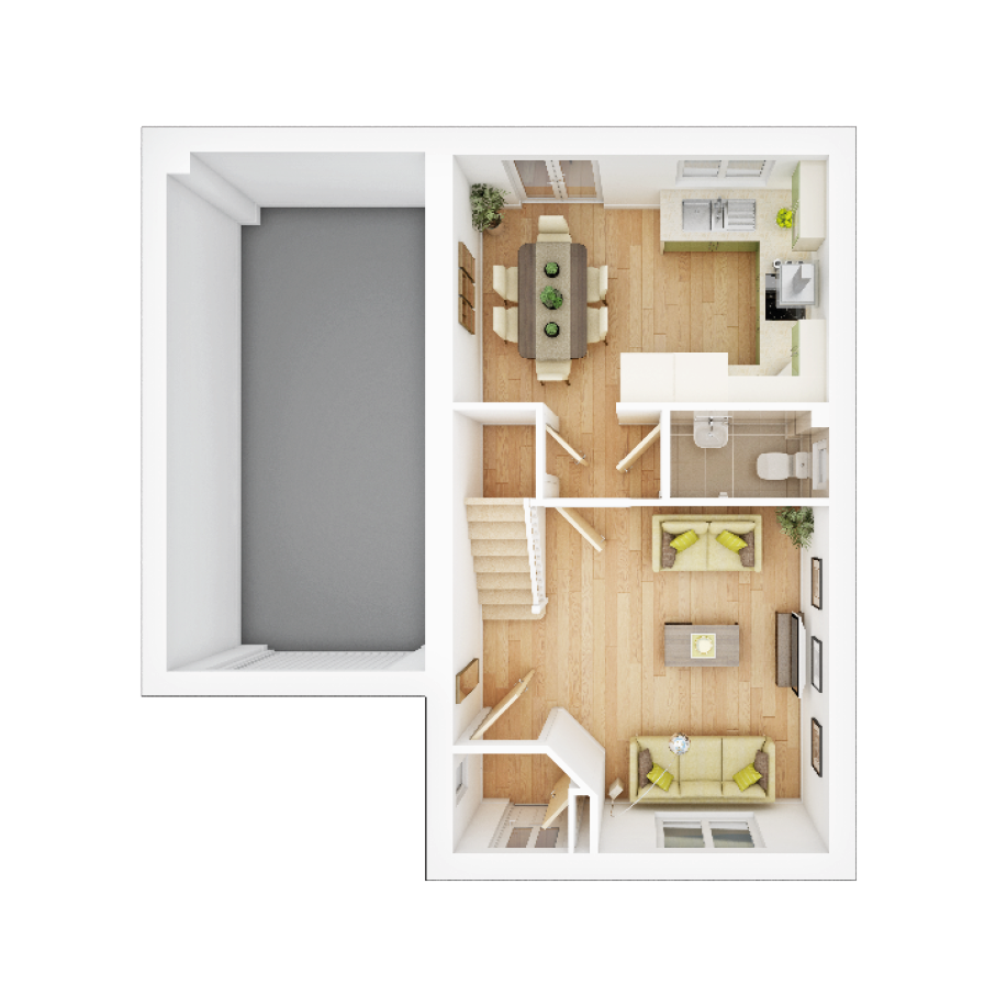 The Amersham - Plot 472, Appledown Gate, Tamworth Road, The Broadlands, Coventry floorplan