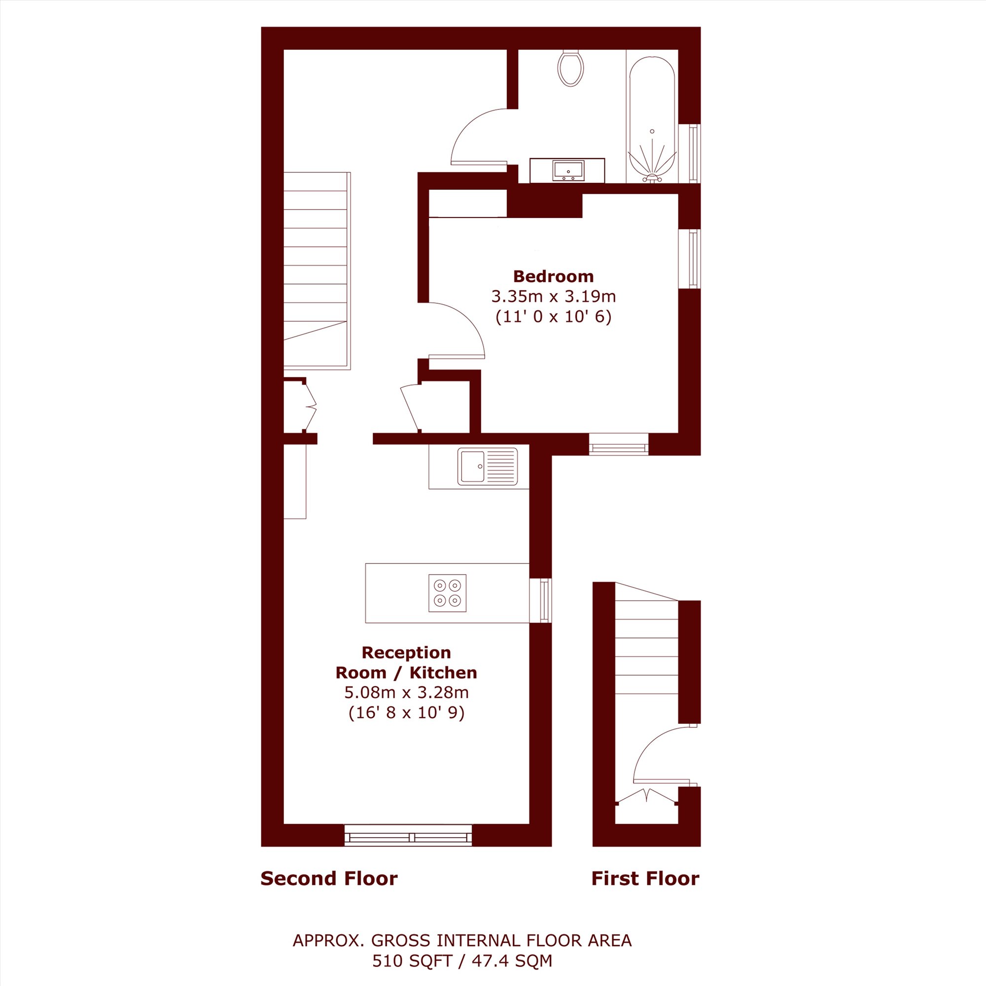 Beverley Gardens, London floorplan