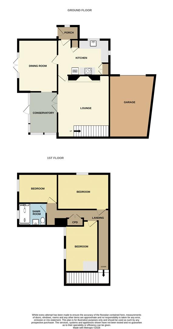 Hideaway, 107, Phernyssick Road, St. Austell floorplan