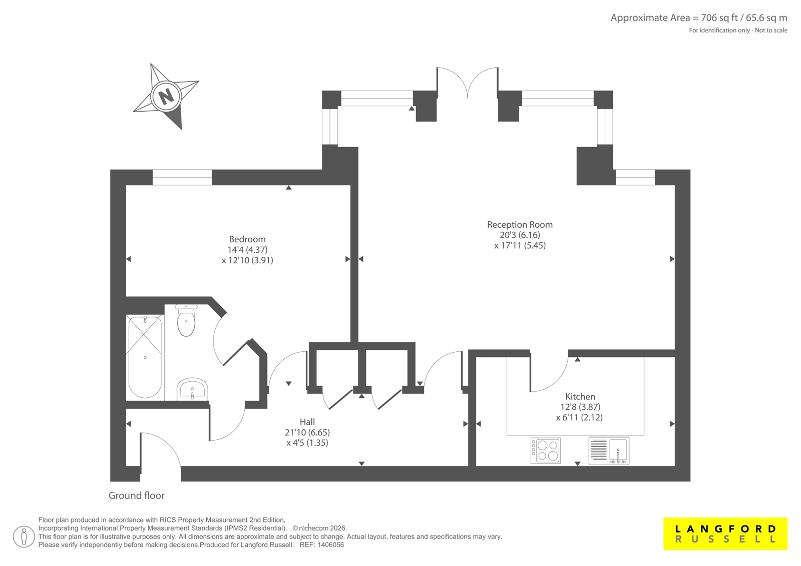 4, Exchange Apartments, 41, Sparkes Close, Bromley floorplan