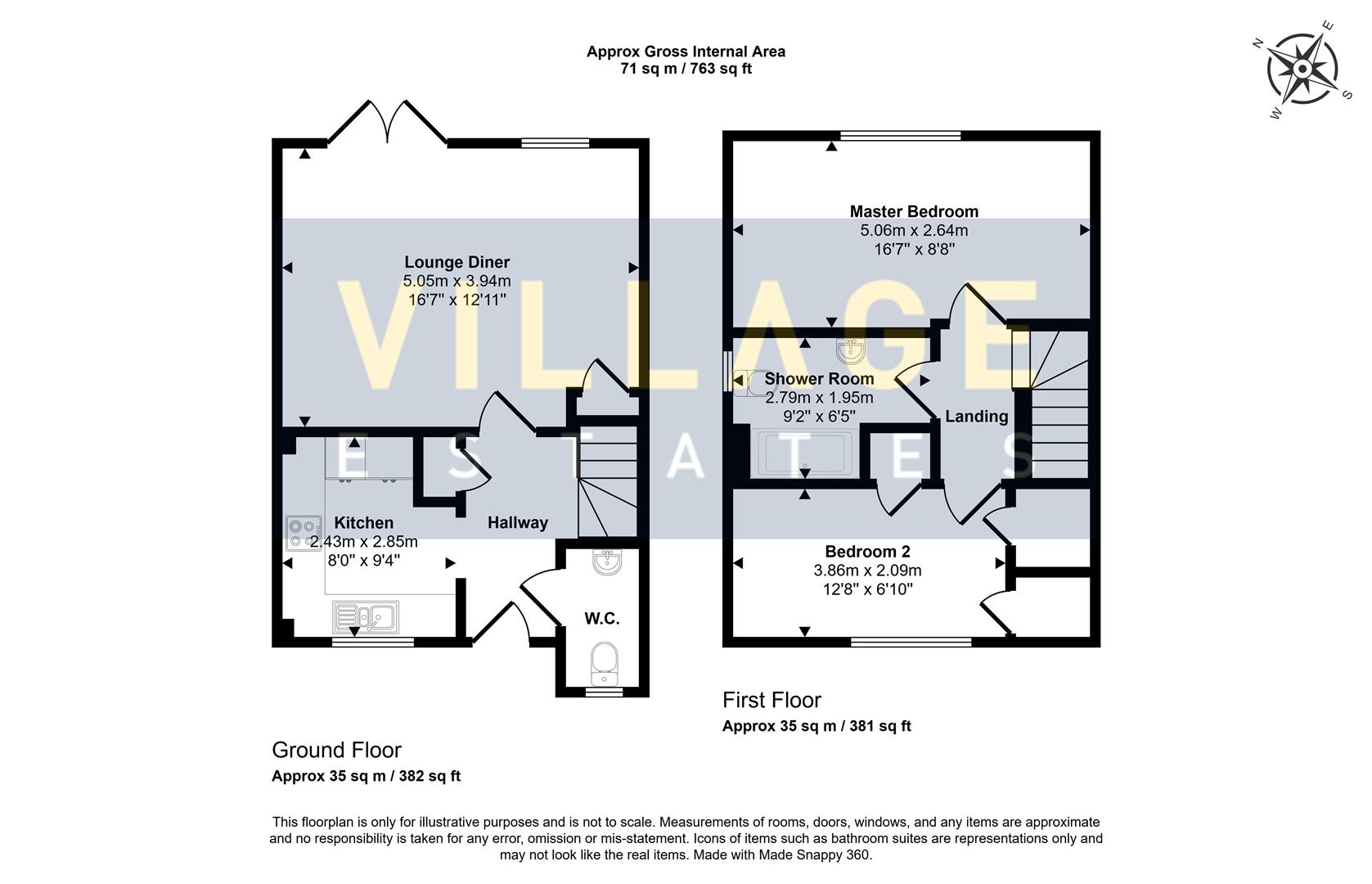 12, Beechfield Close, Borehamwood floorplan