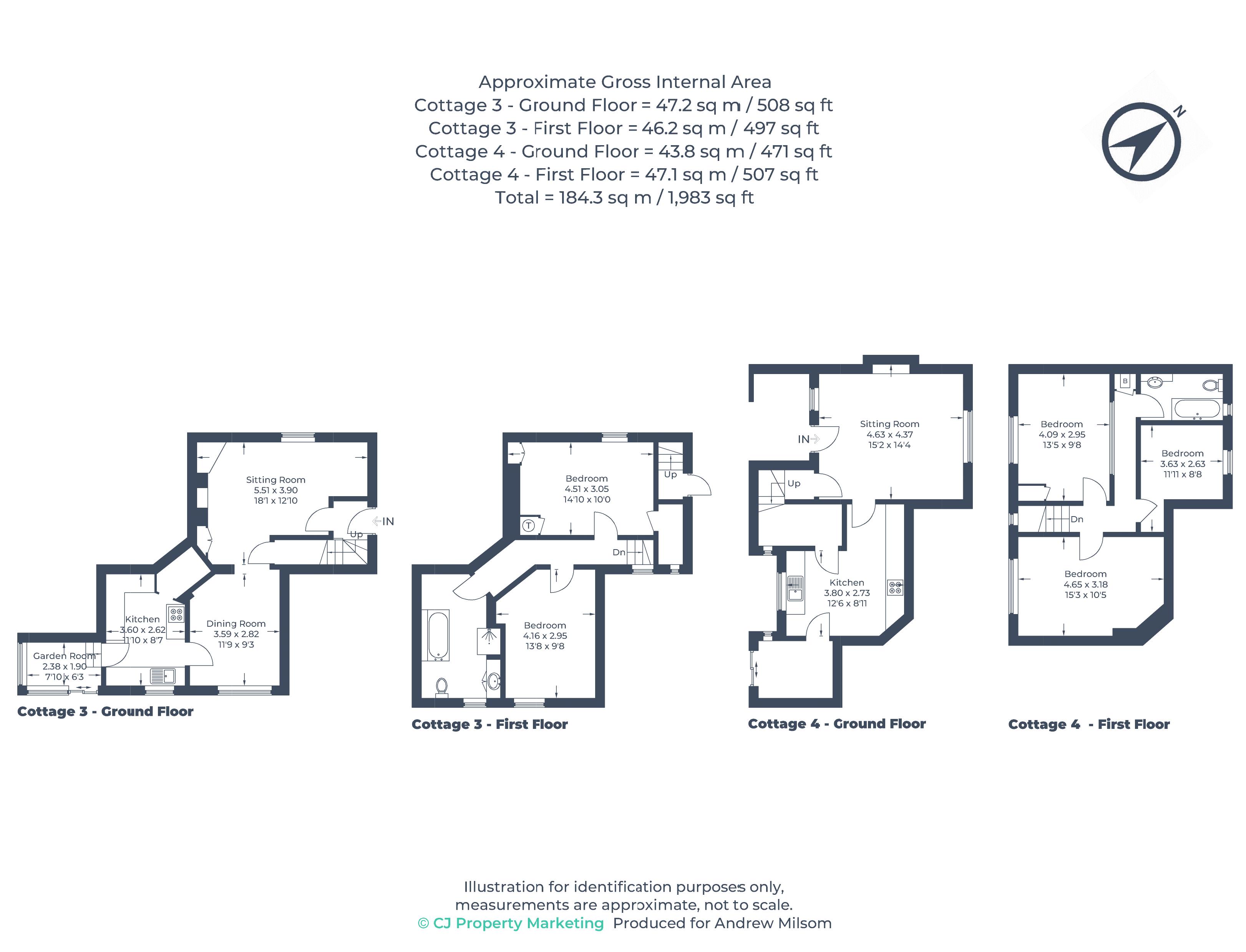 3-4 Gate House Cottages, Sutton Road, Maidenhead floorplan