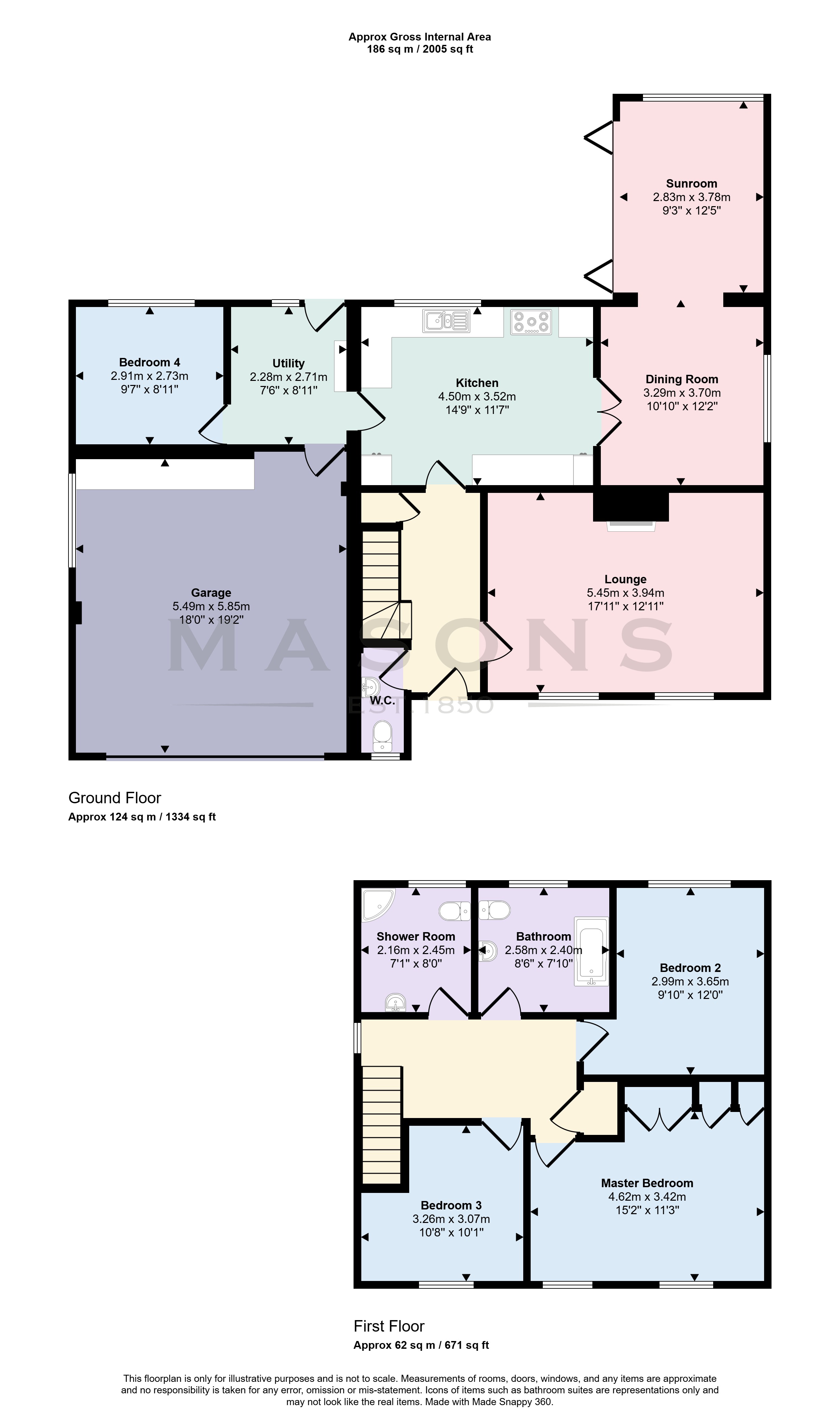 The Oaks, Newbridge Lane, Louth floorplan
