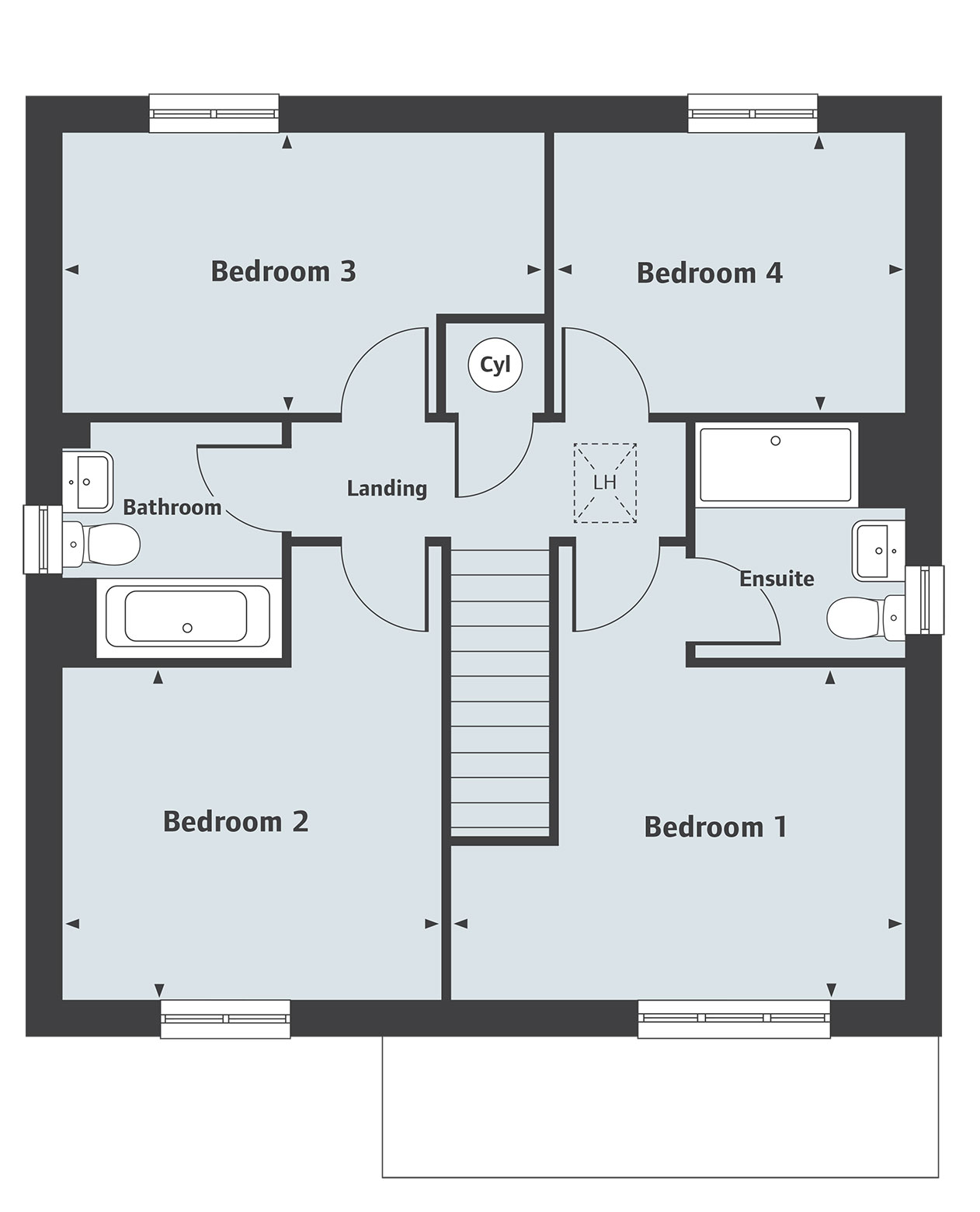 "The Goodridge" at Newmarket Road, Royston SG8, 4 bedroom detached house for sale 53862352
