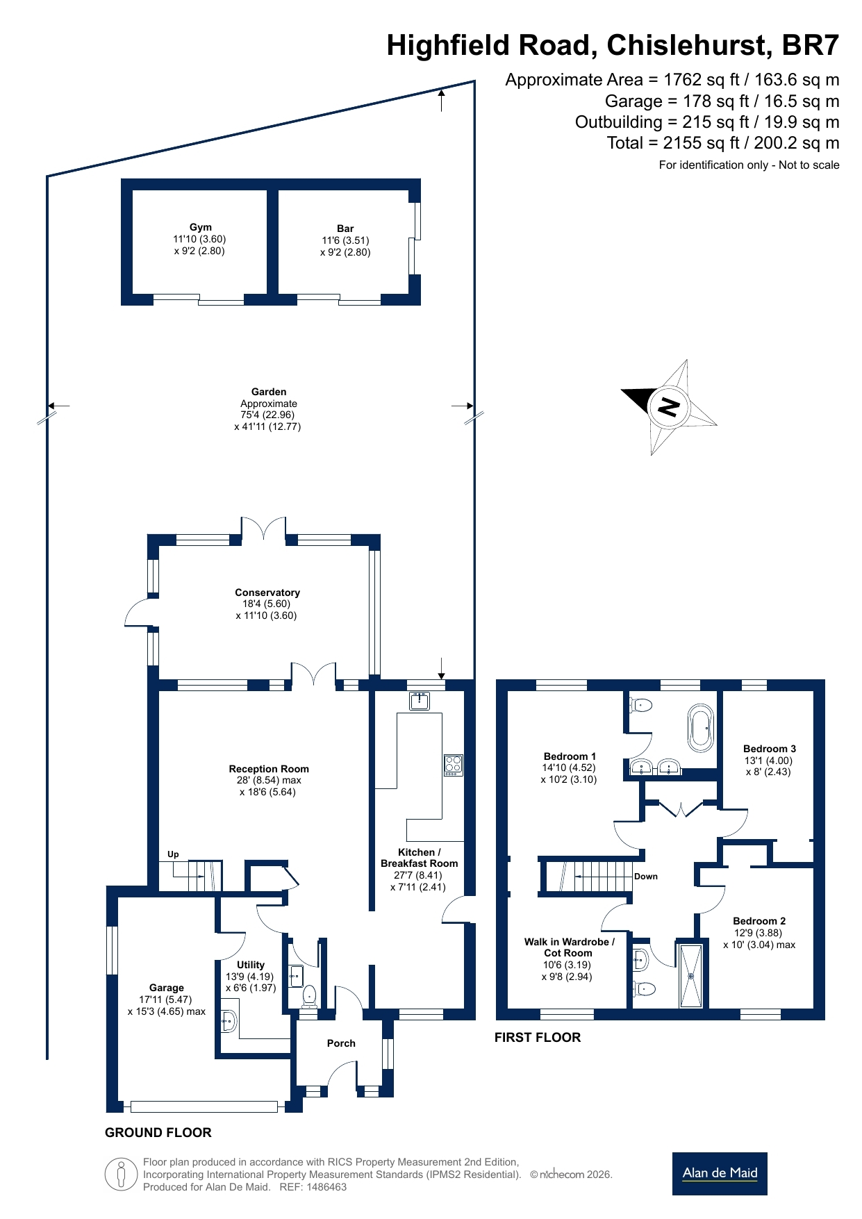 9, Highfield Road, Chislehurst floorplan