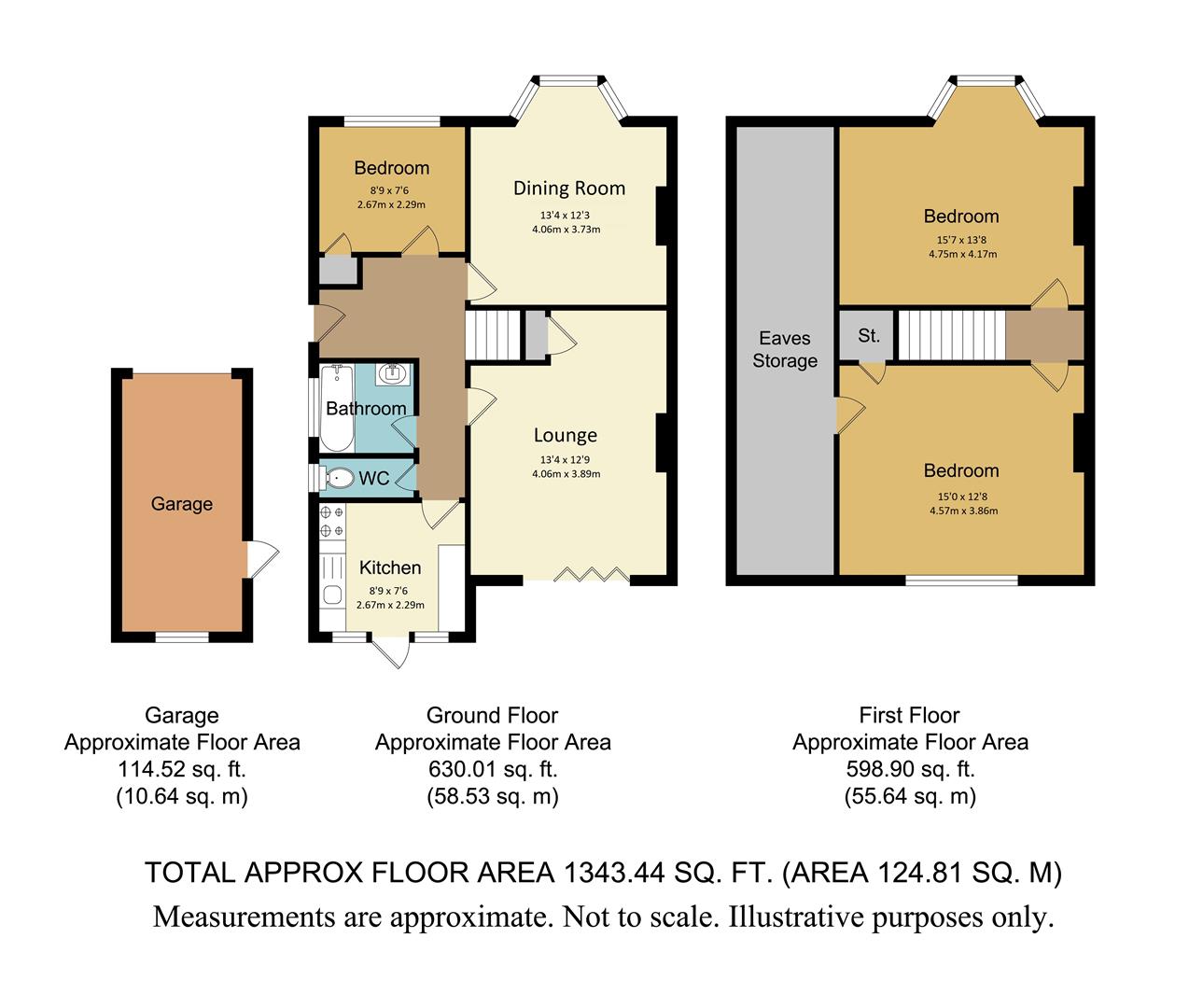 30 Greystoke Gardens, Oakwood floorplan