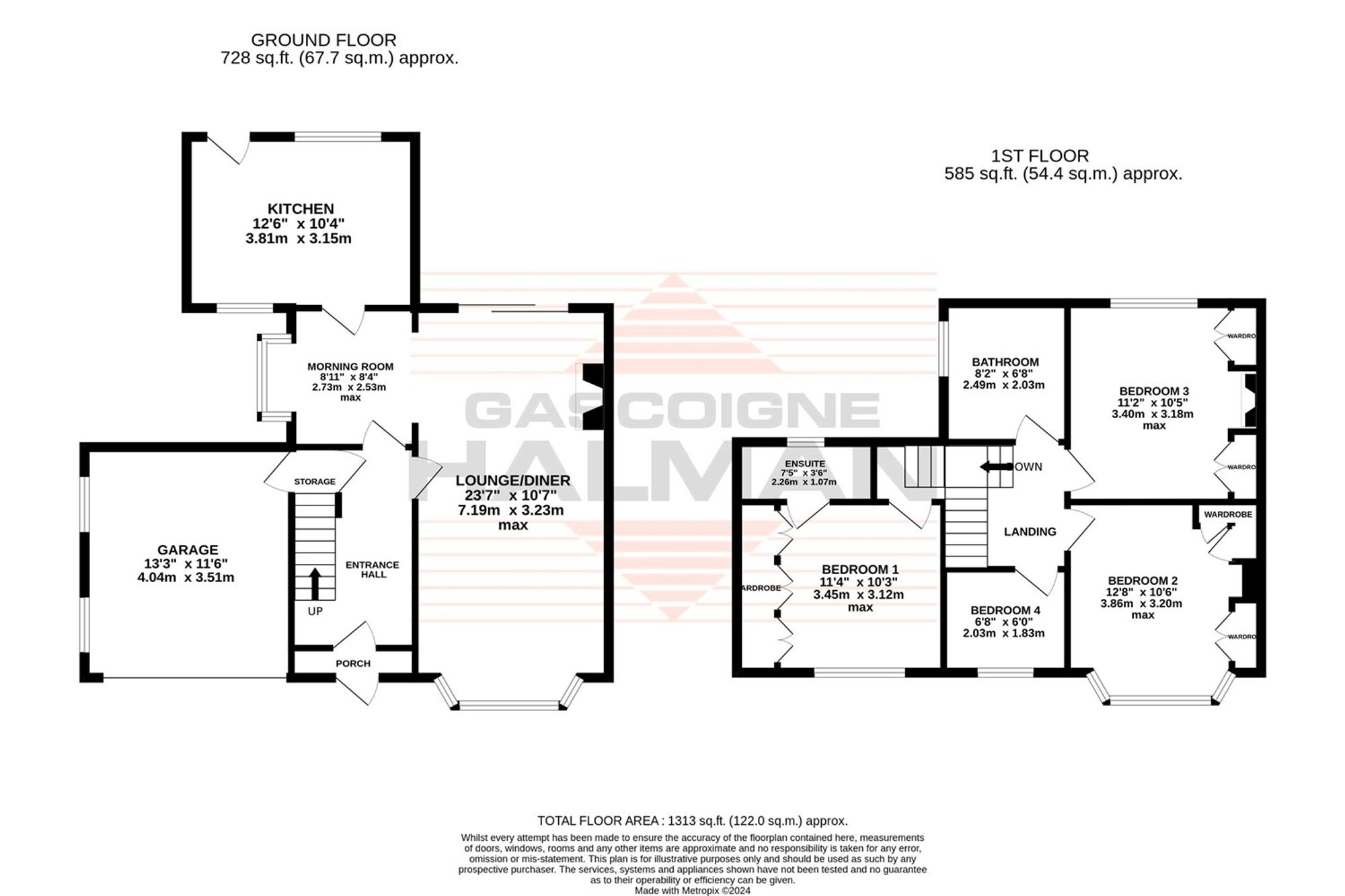 16 Farley Road, Sale floorplan