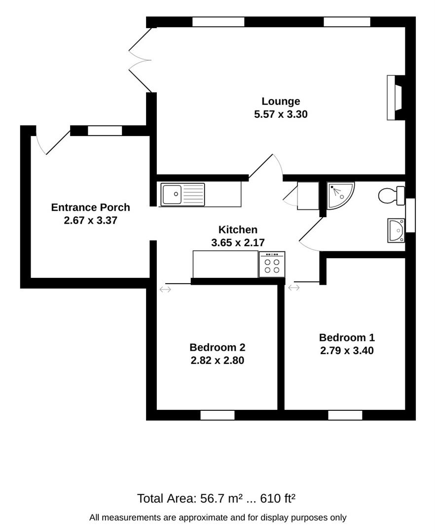 Jacks House, Park 3, 10 Eastern Green Caravan Park, Penzance floorplan