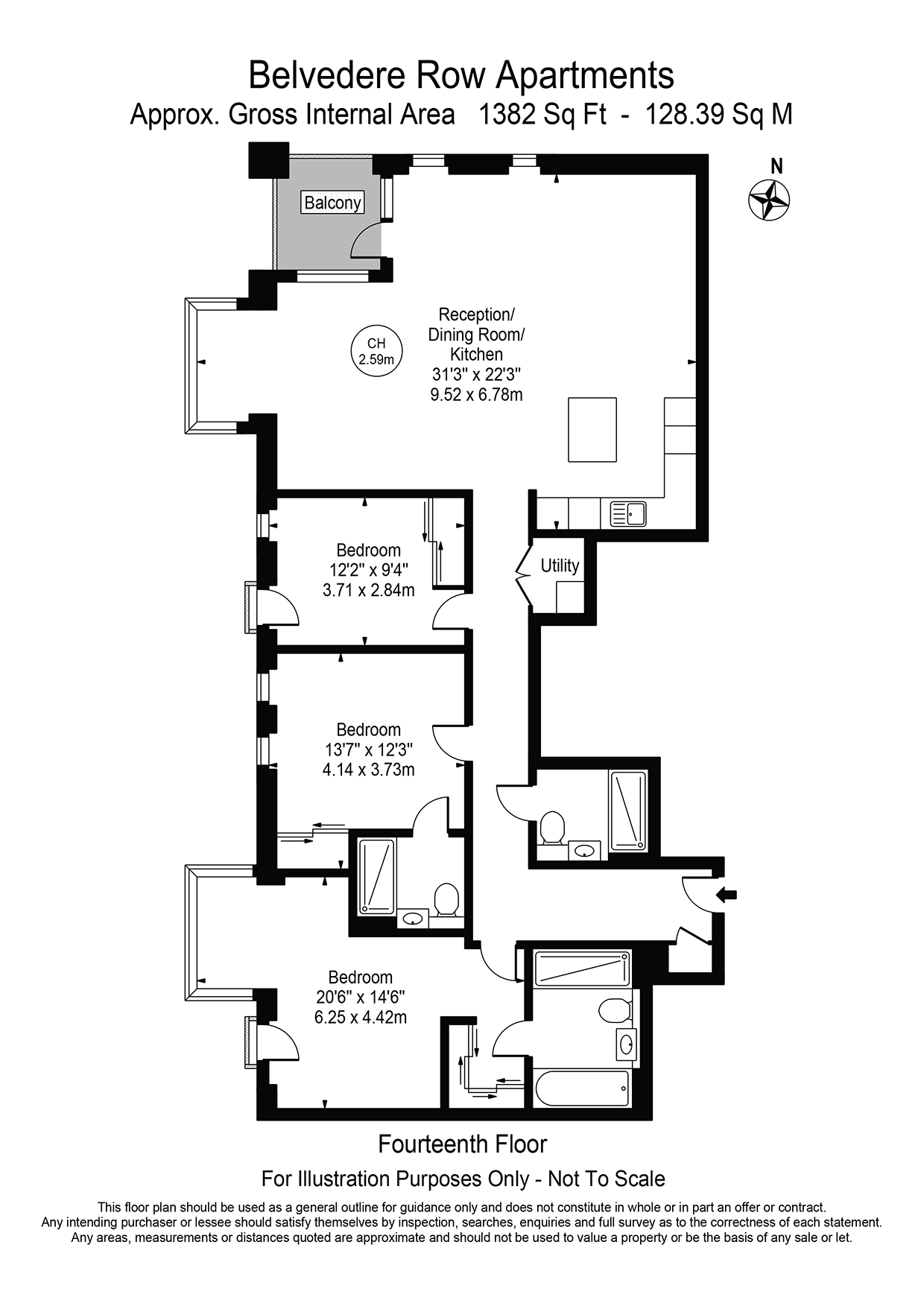 216,, Belvedere Row Apartments, White City floorplan