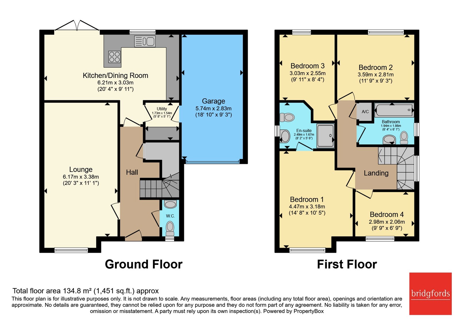 17, Dartmoor Close, Staffordshire floorplan