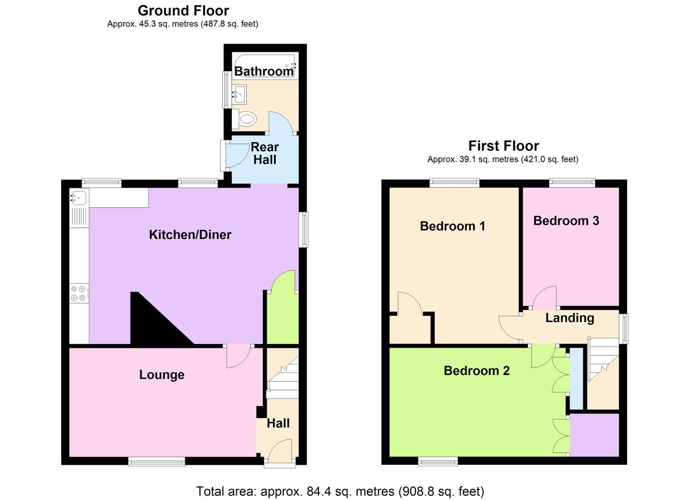 8, Woodthorpe Avenue, Boston floorplan
