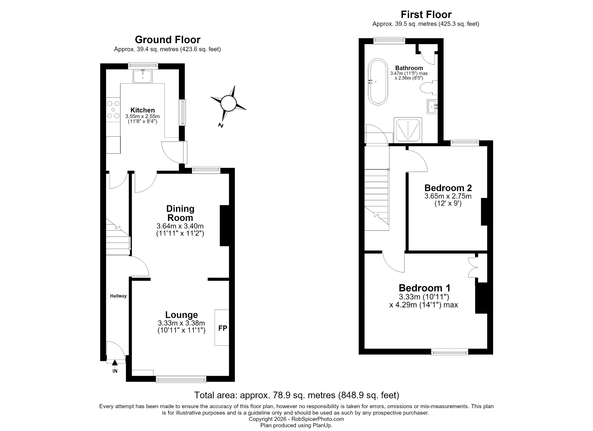 Wellingborough, Northamptonshire floorplan