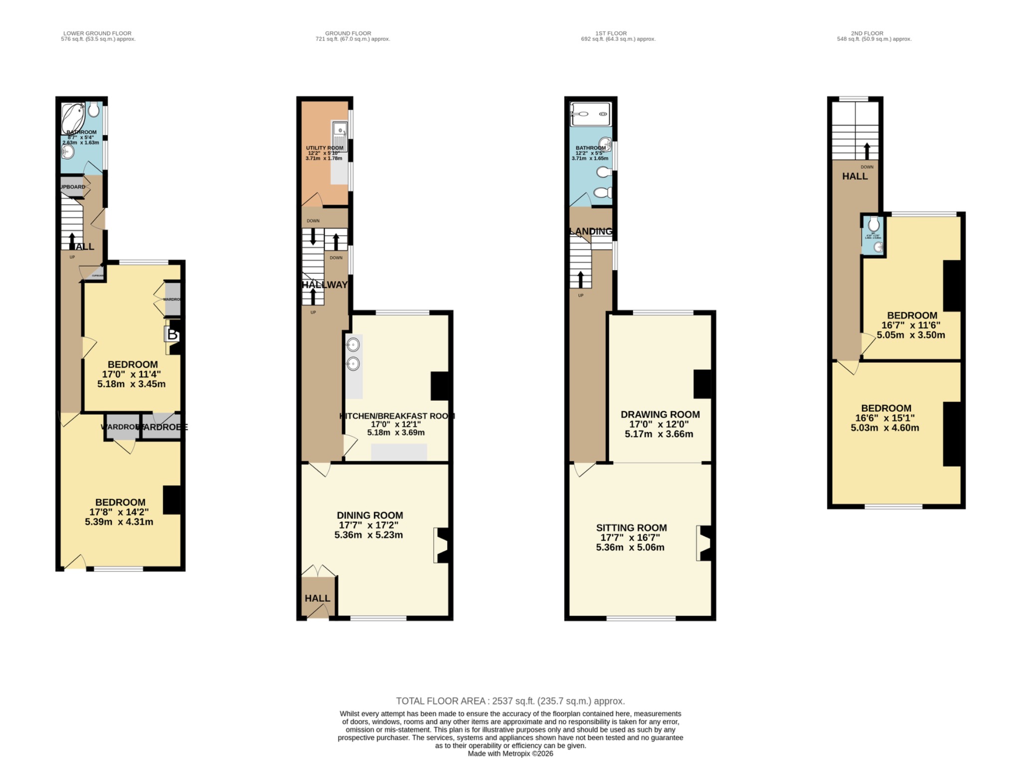 15 The Beacon, Exmouth floorplan