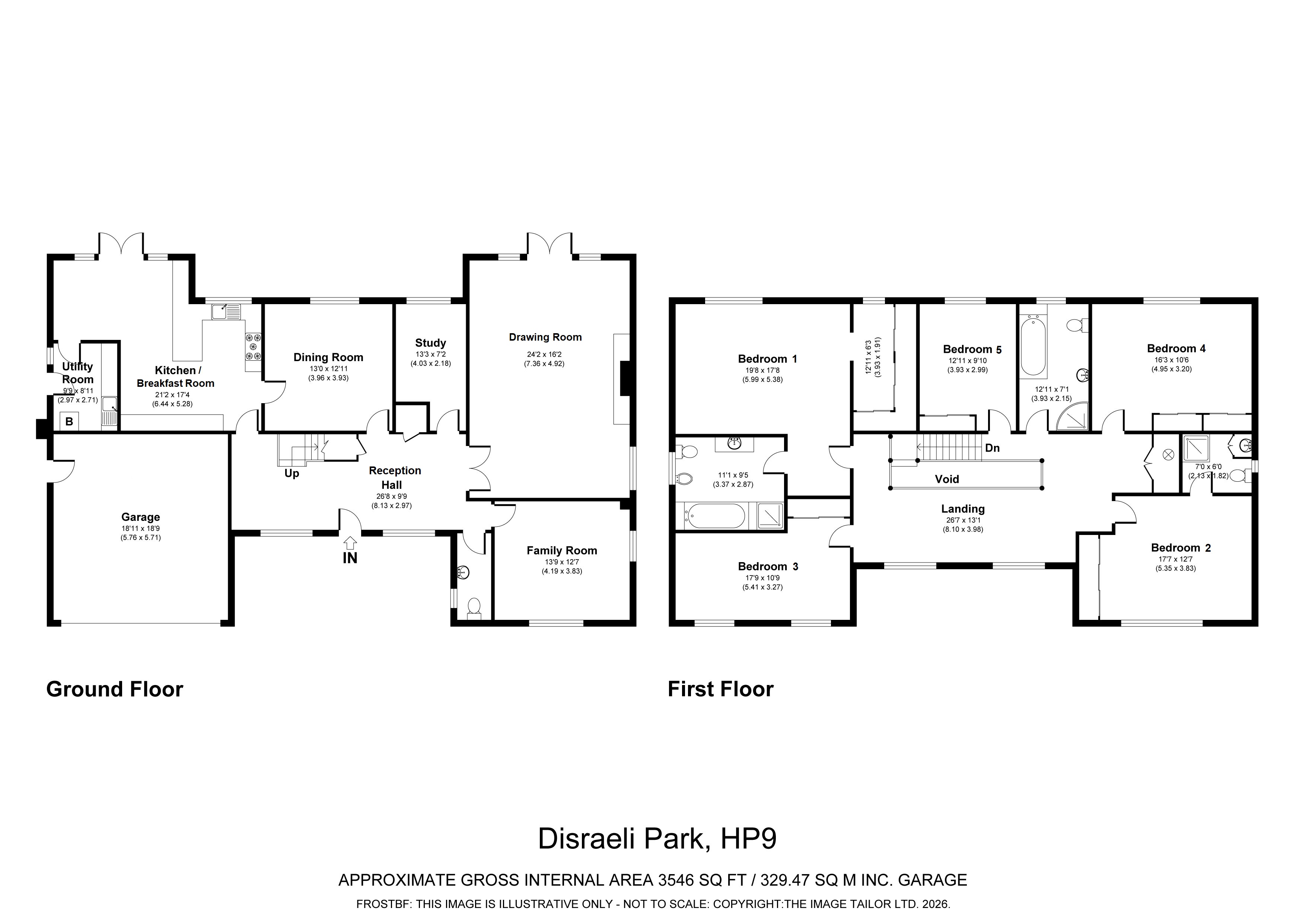 Disraeli Park, Buckinghamshire floorplan