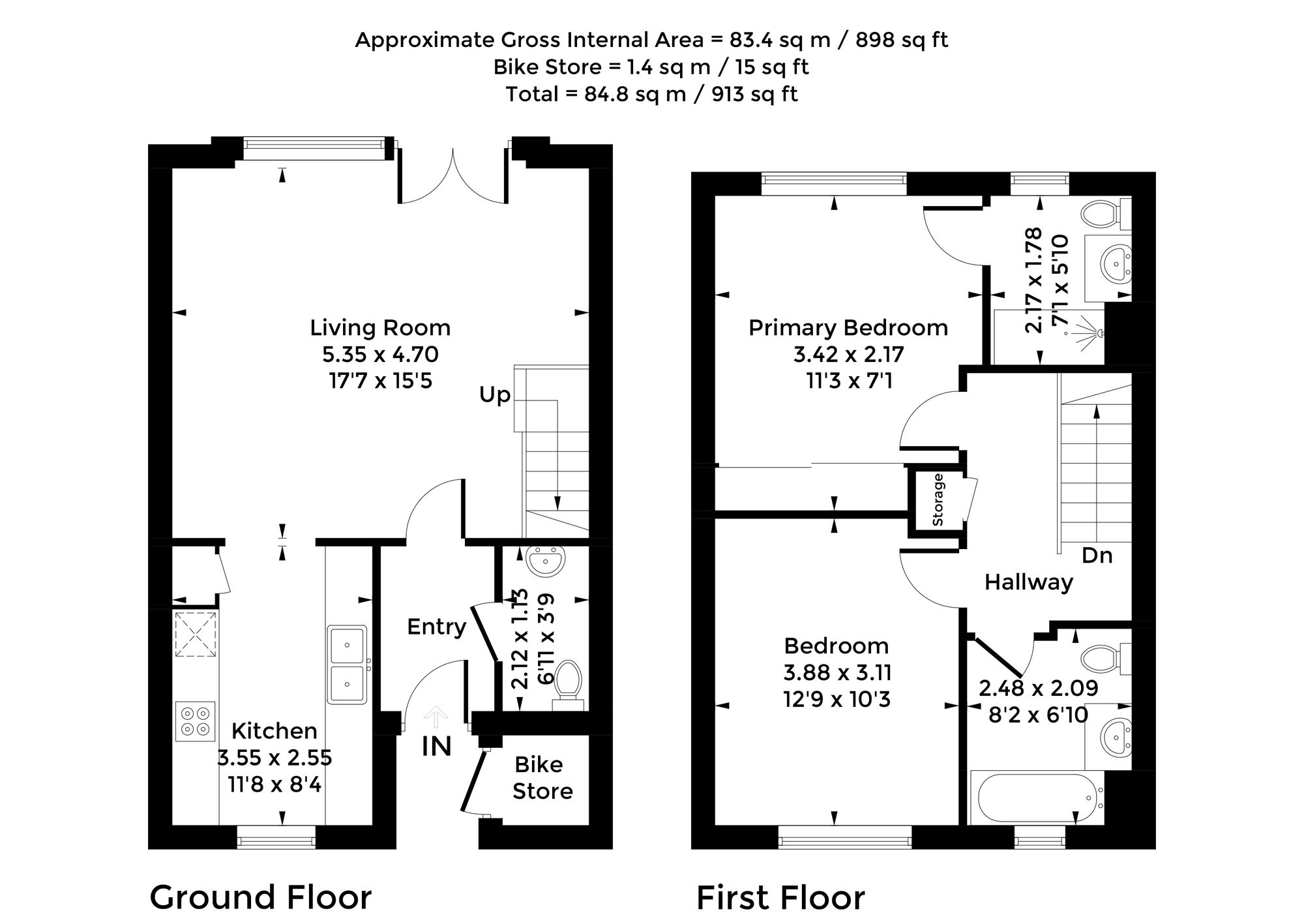 19 Mill Road, Oxford floorplan