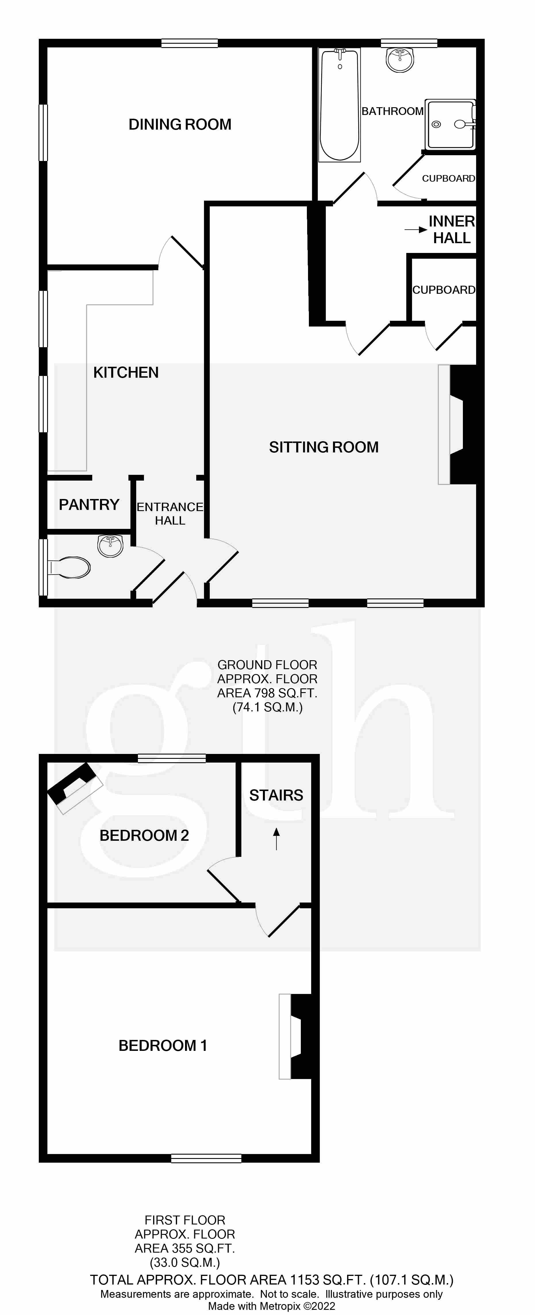 3, Harmony Place, Tiverton floorplan