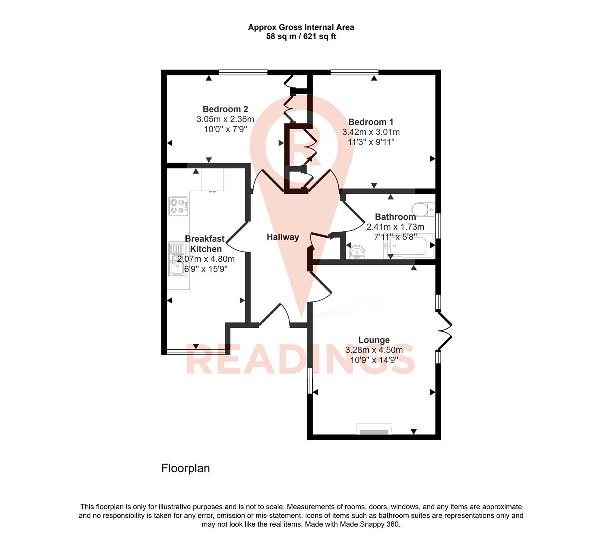 13 Lodge Mews, Grange Lane, Leicester floorplan