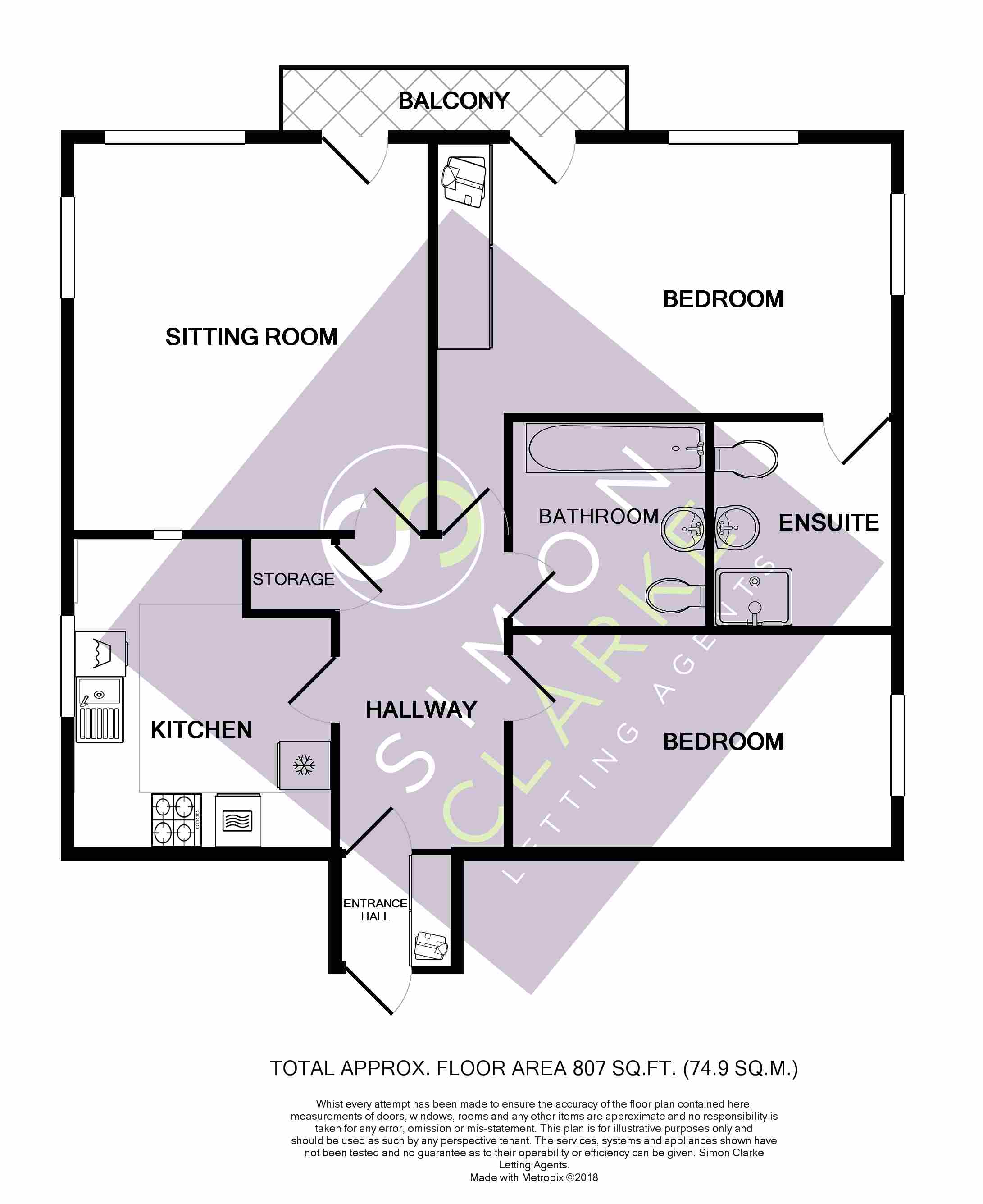 2 Bedrooms Flat to rent in Somerset Road, New Barnet EN5