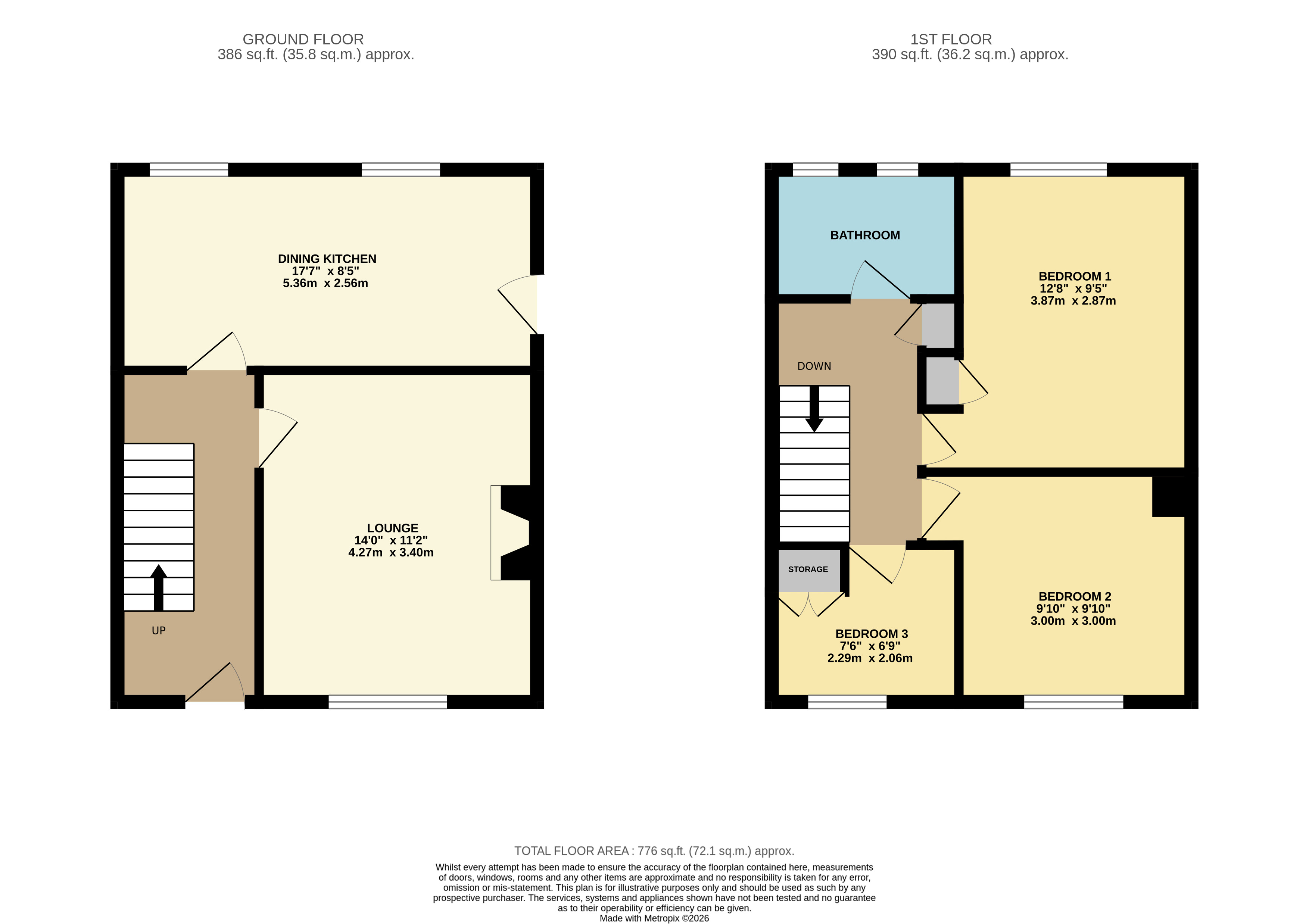 50, Beauvais Drive, Riddlesden floorplan