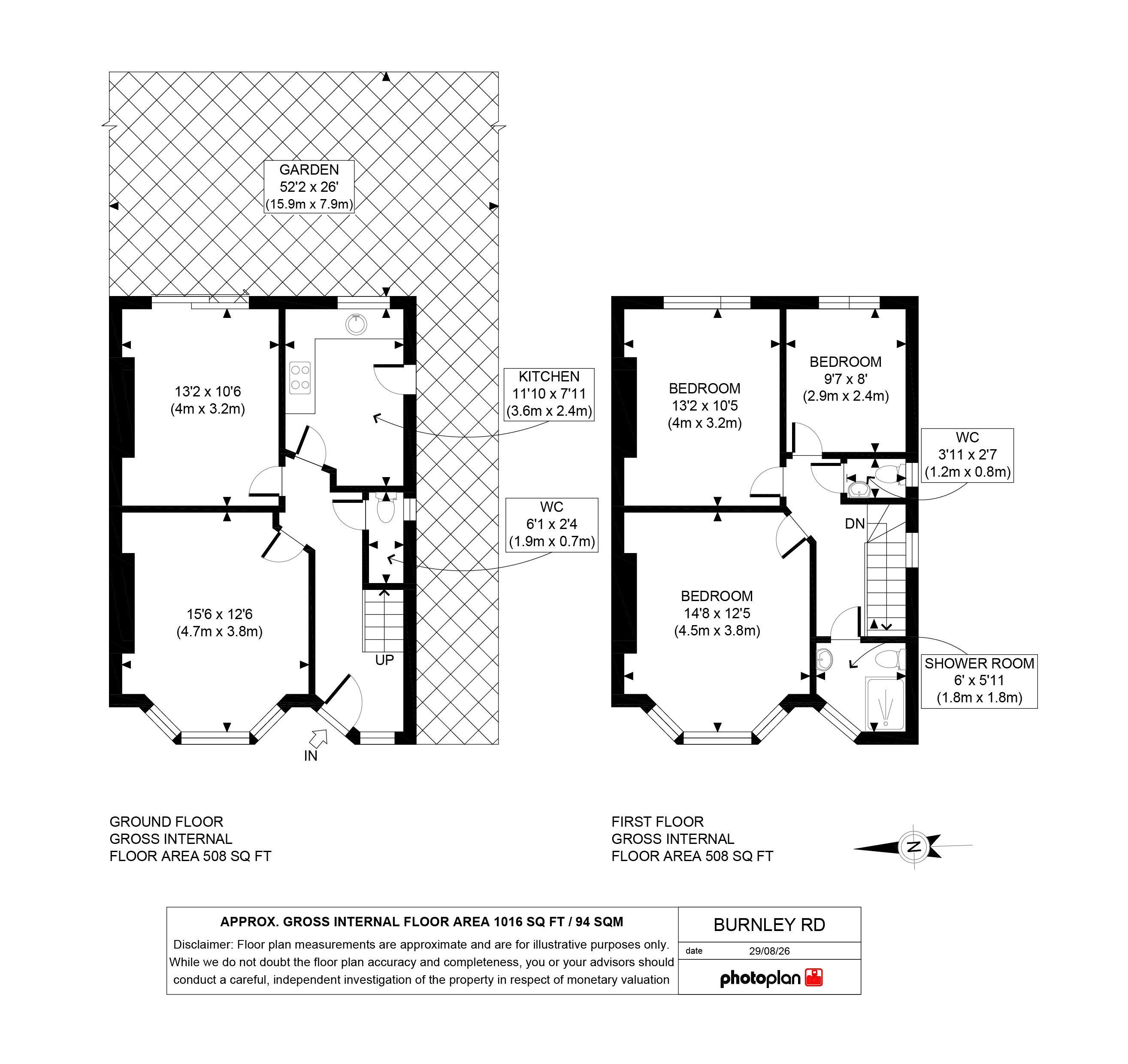 47, Burnley Road, London floorplan