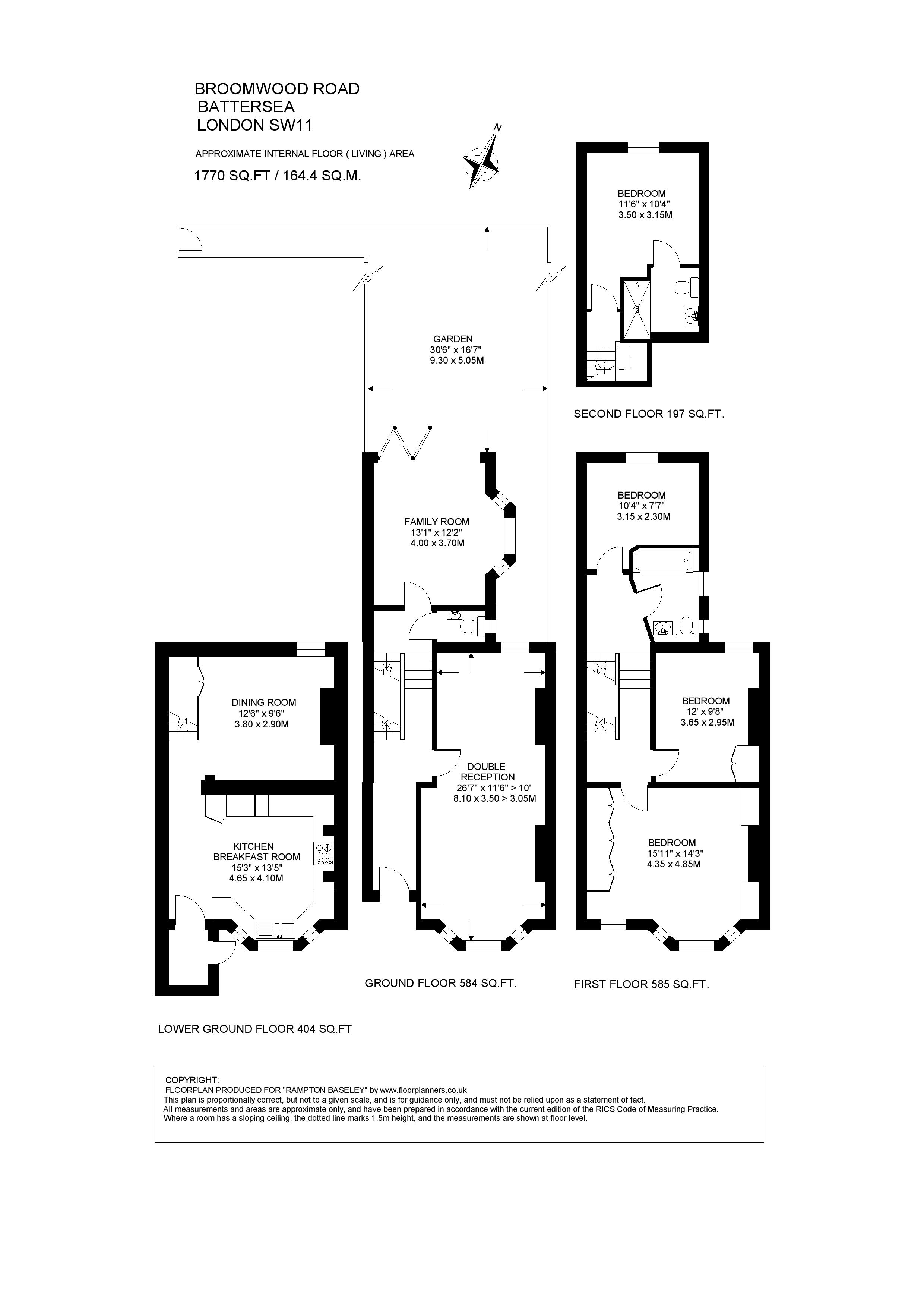 102, Broomwood Road, London floorplan