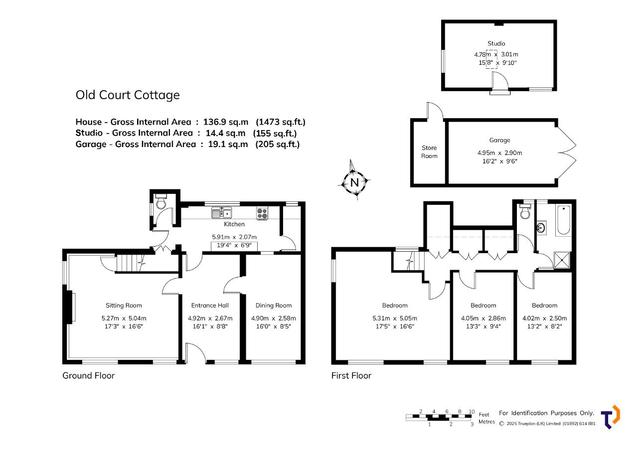 Old Court Cottage, High Street, Hawkhurst floorplan