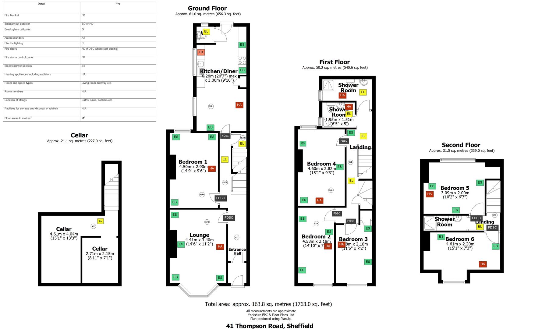 Thompson Road, Sheffield floorplan