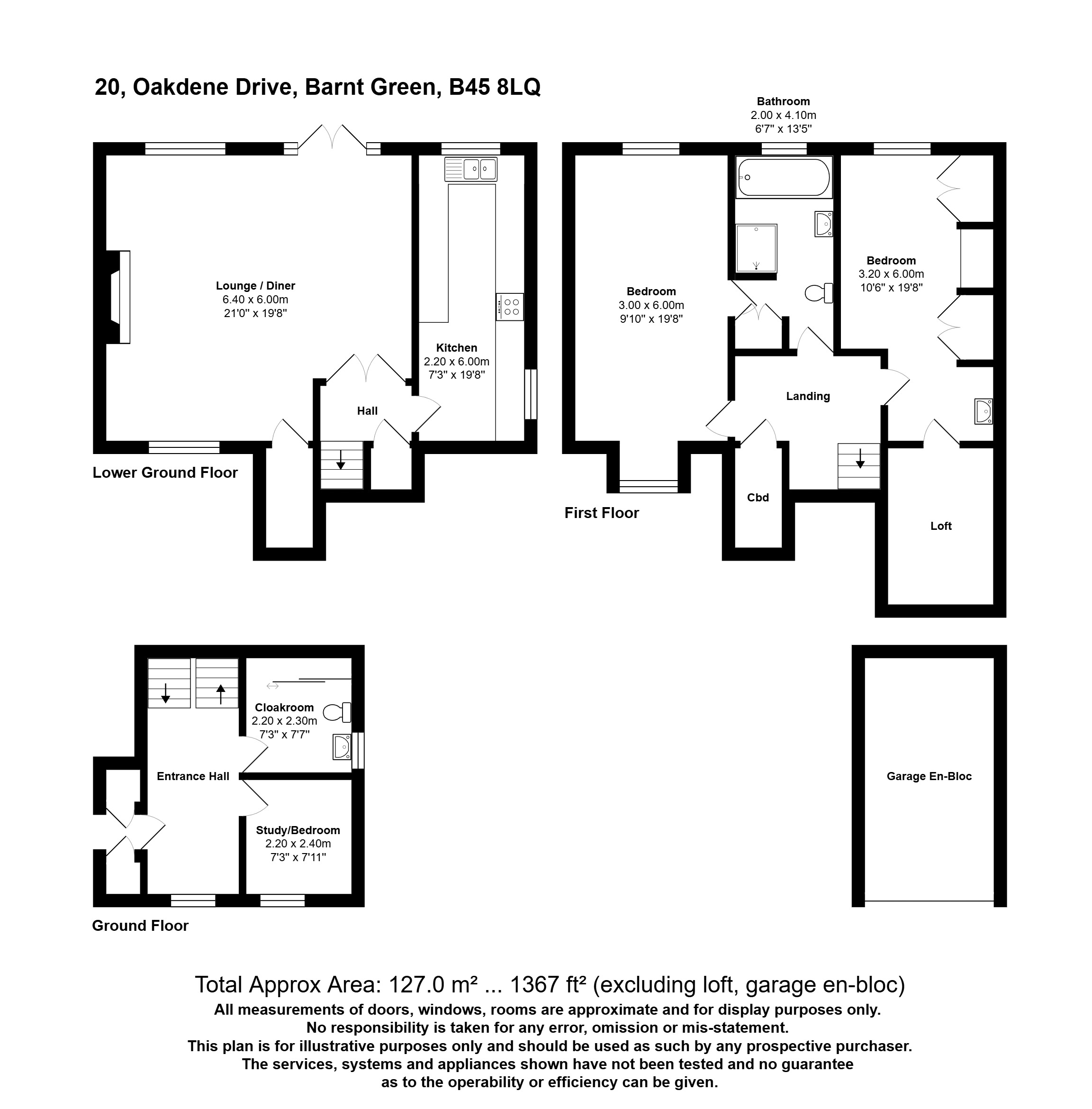 20, Oakdene Drive, Birmingham floorplan