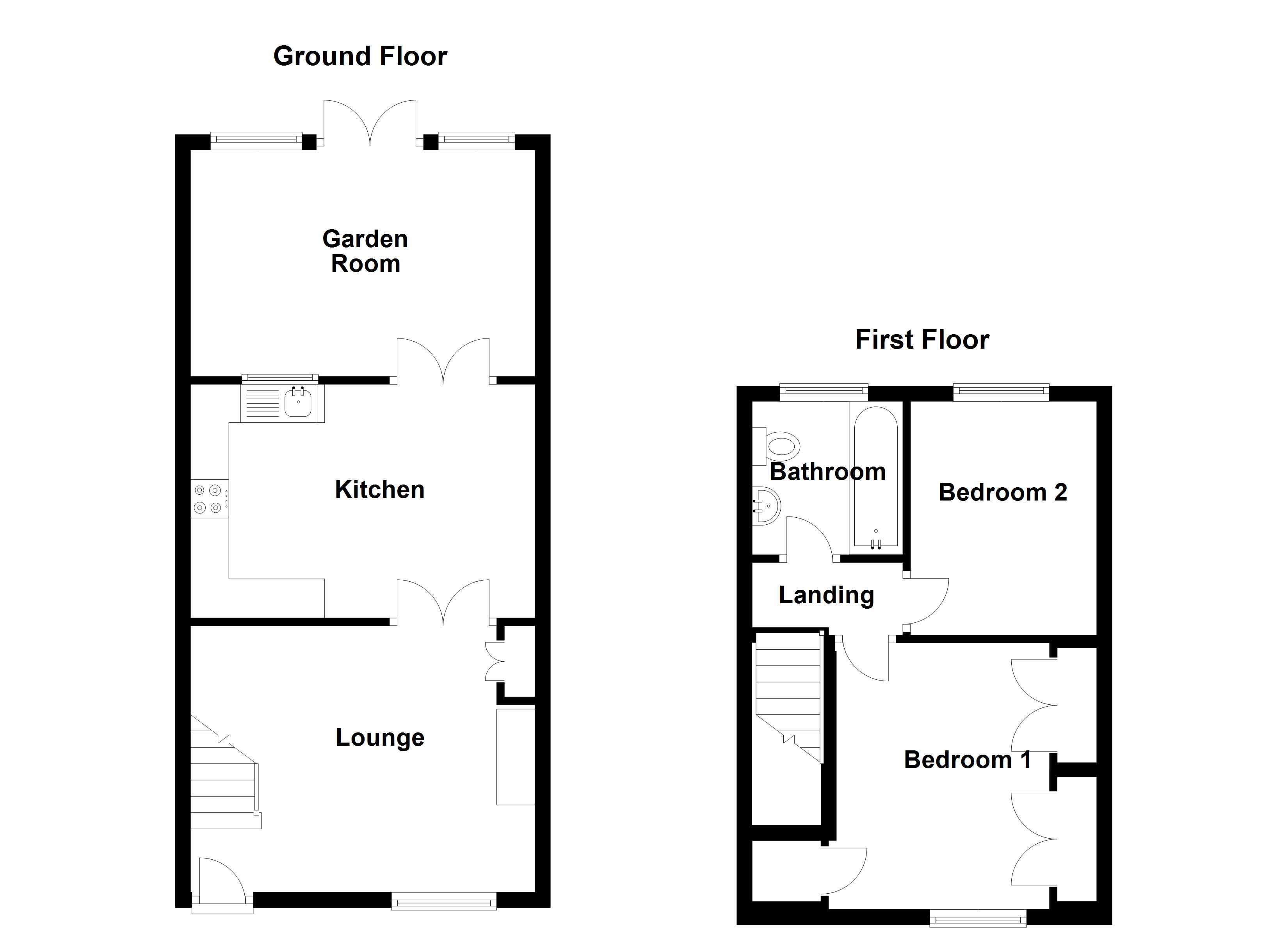 Cockburn Way, Harmston, Lincoln, Lincolnshire LN5, 2 bedroom end