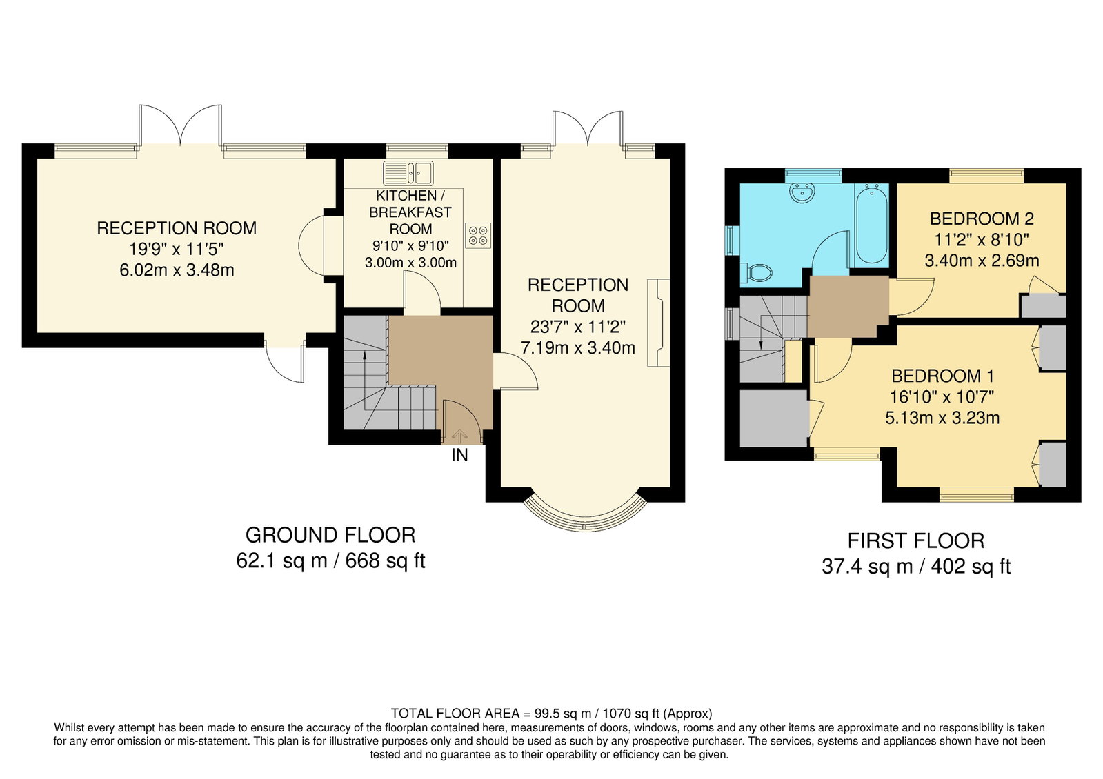 8, Downland Close, Epsom floorplan