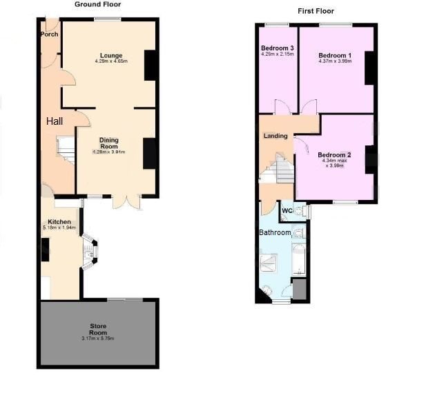 52A, Abbey Road, Torquay floorplan
