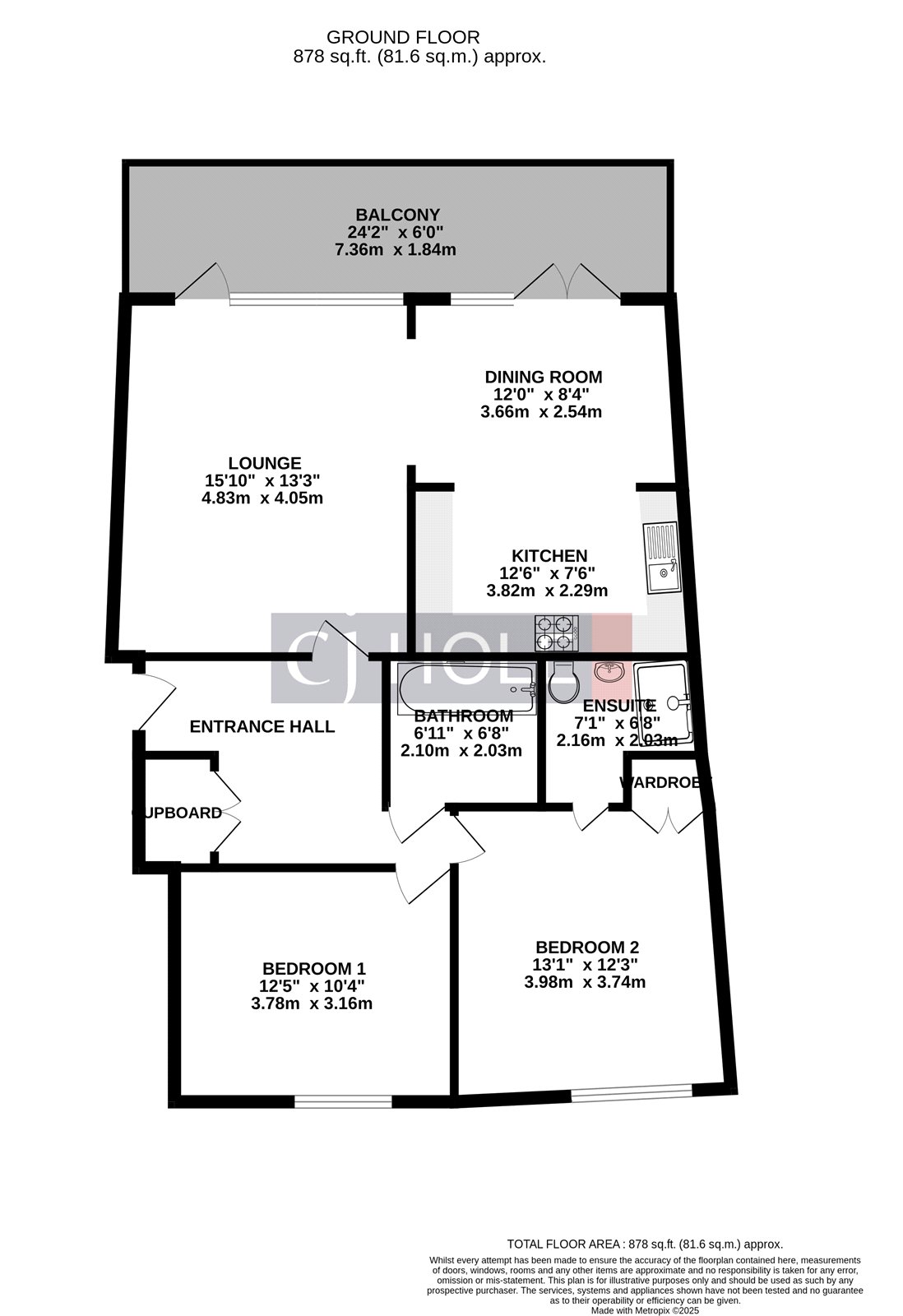 Hyde Apartments, Redland floorplan