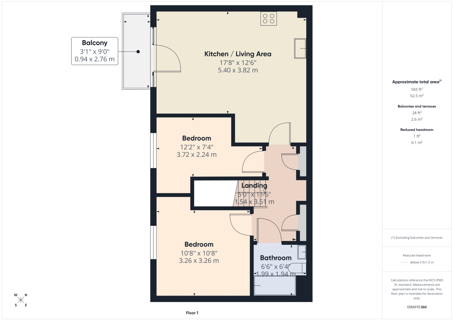 15, CHURCHILL WAY, BORDON floorplan