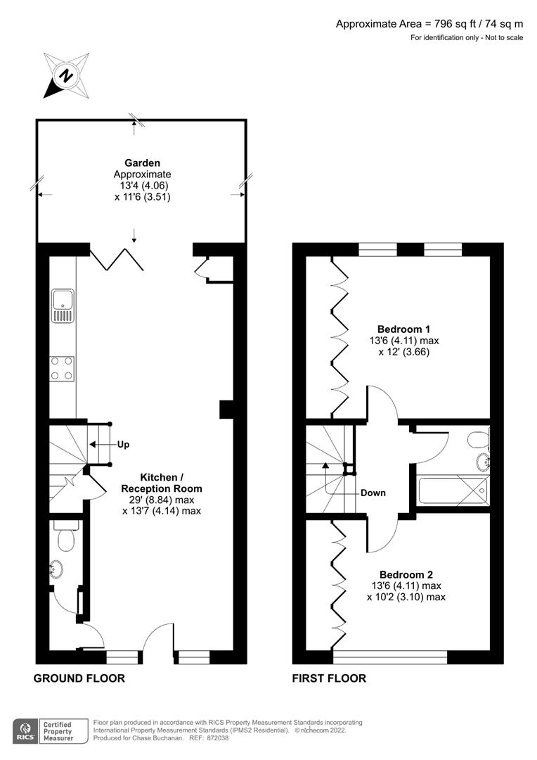 Kew Foot Road, Richmond TW9, 2 bedroom end terrace house for sale
